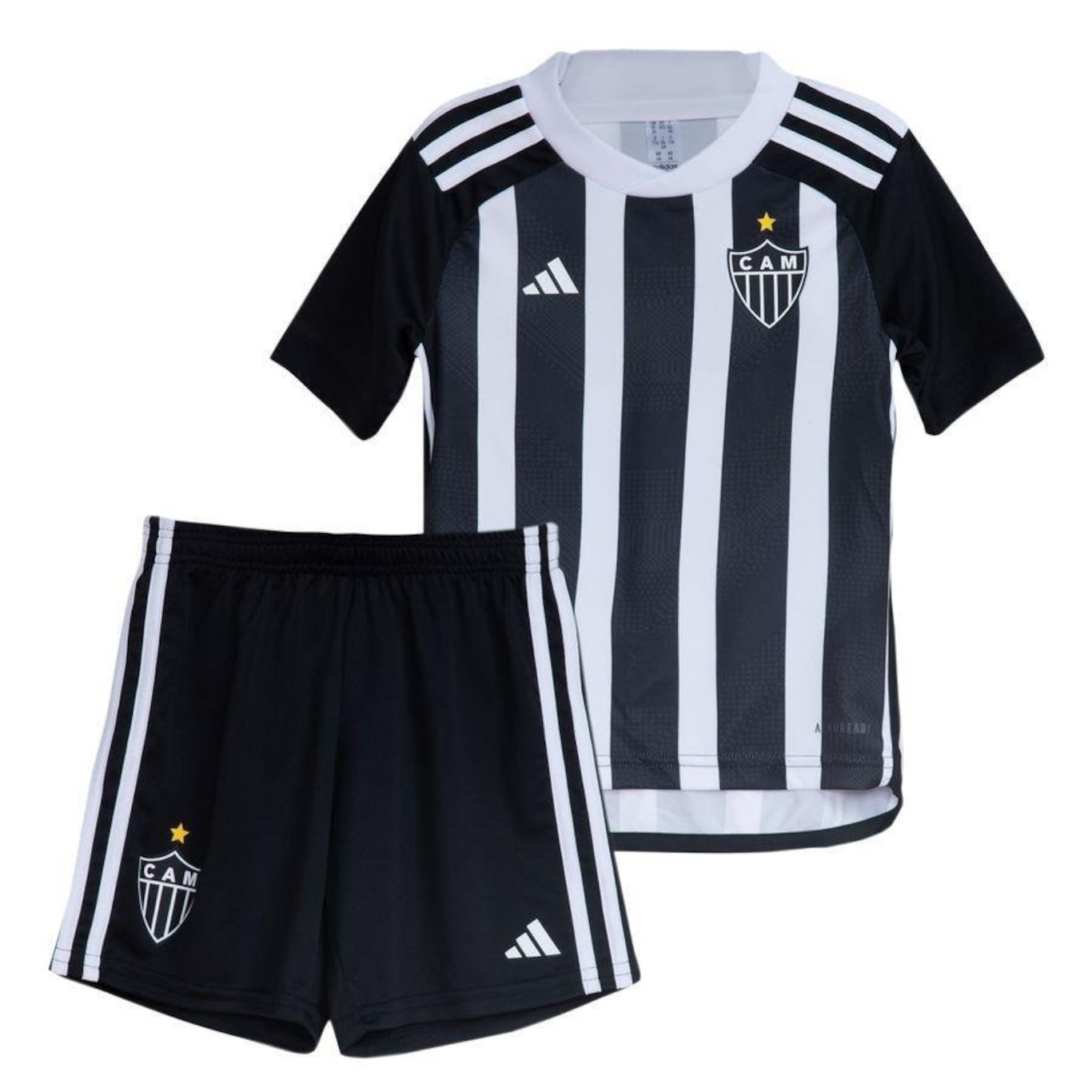 Uniforme de Futebol 1 do Atlético Mineiro 24/25 adidas - Infantil - Foto 1