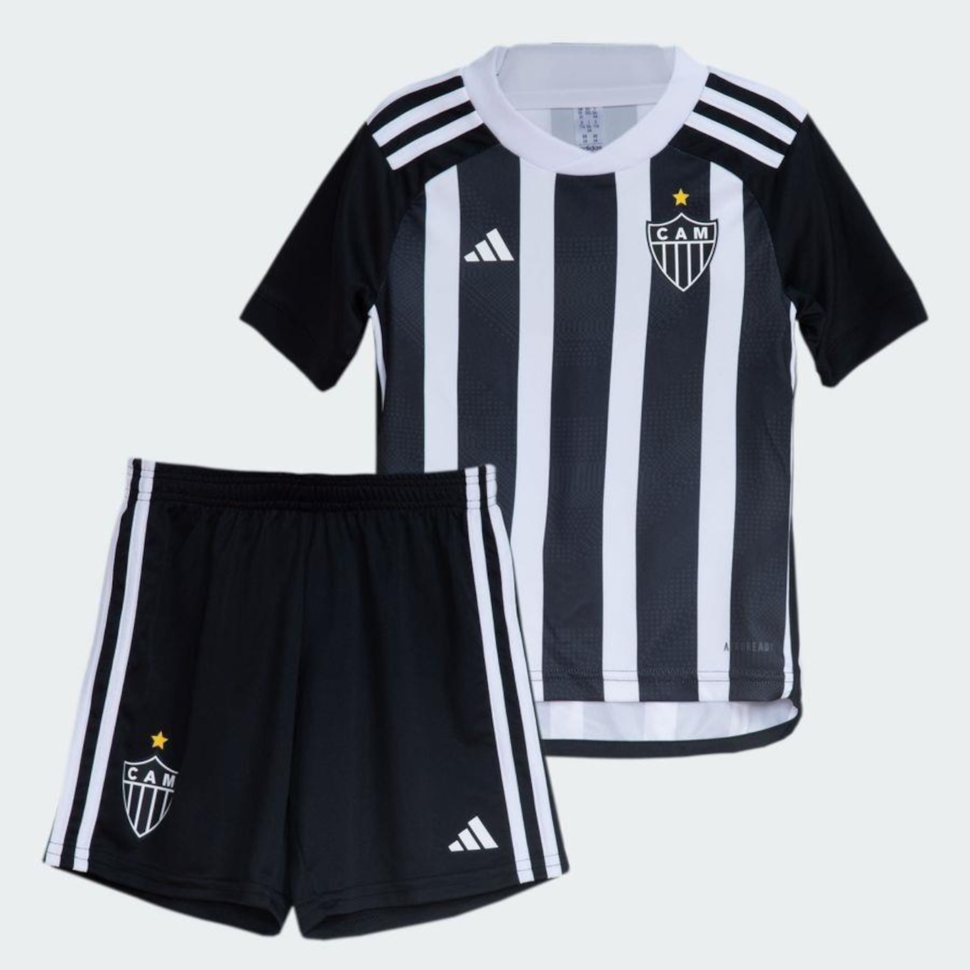 Uniforme de Futebol 1 do Atlético Mineiro 24/25 adidas - Infantil - Foto 2