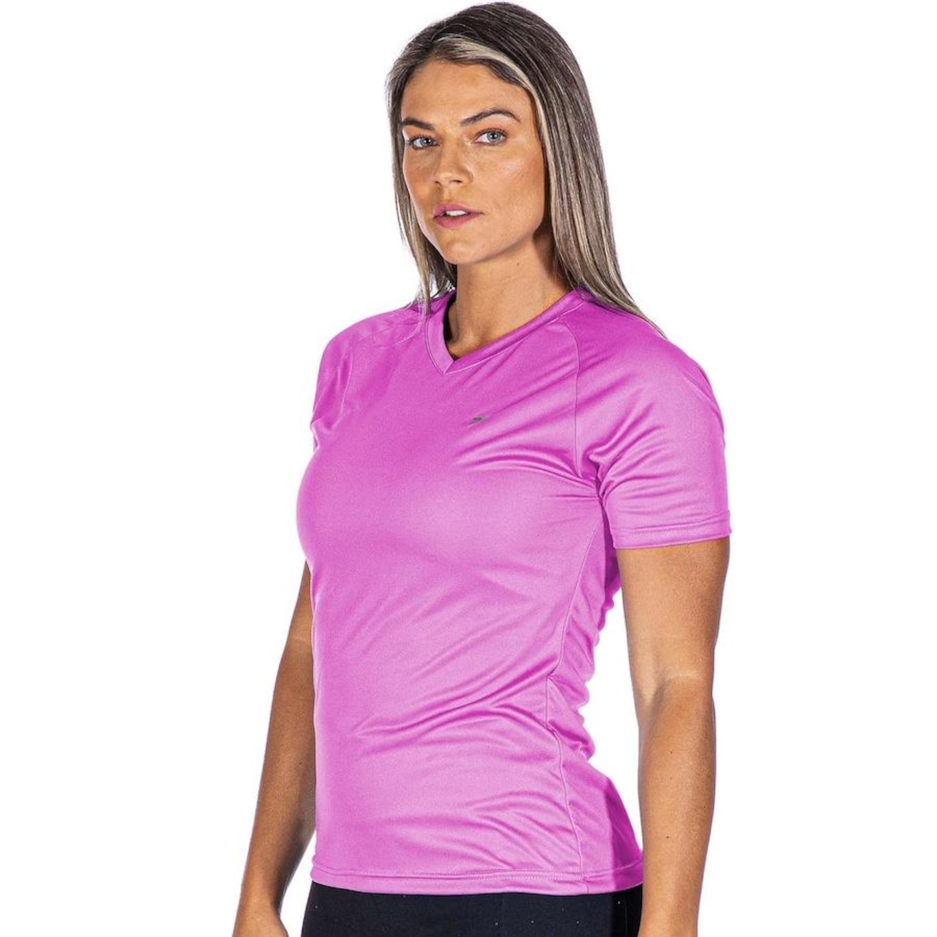 Camiseta Esportiva Basic Poker - Feminina - Foto 2