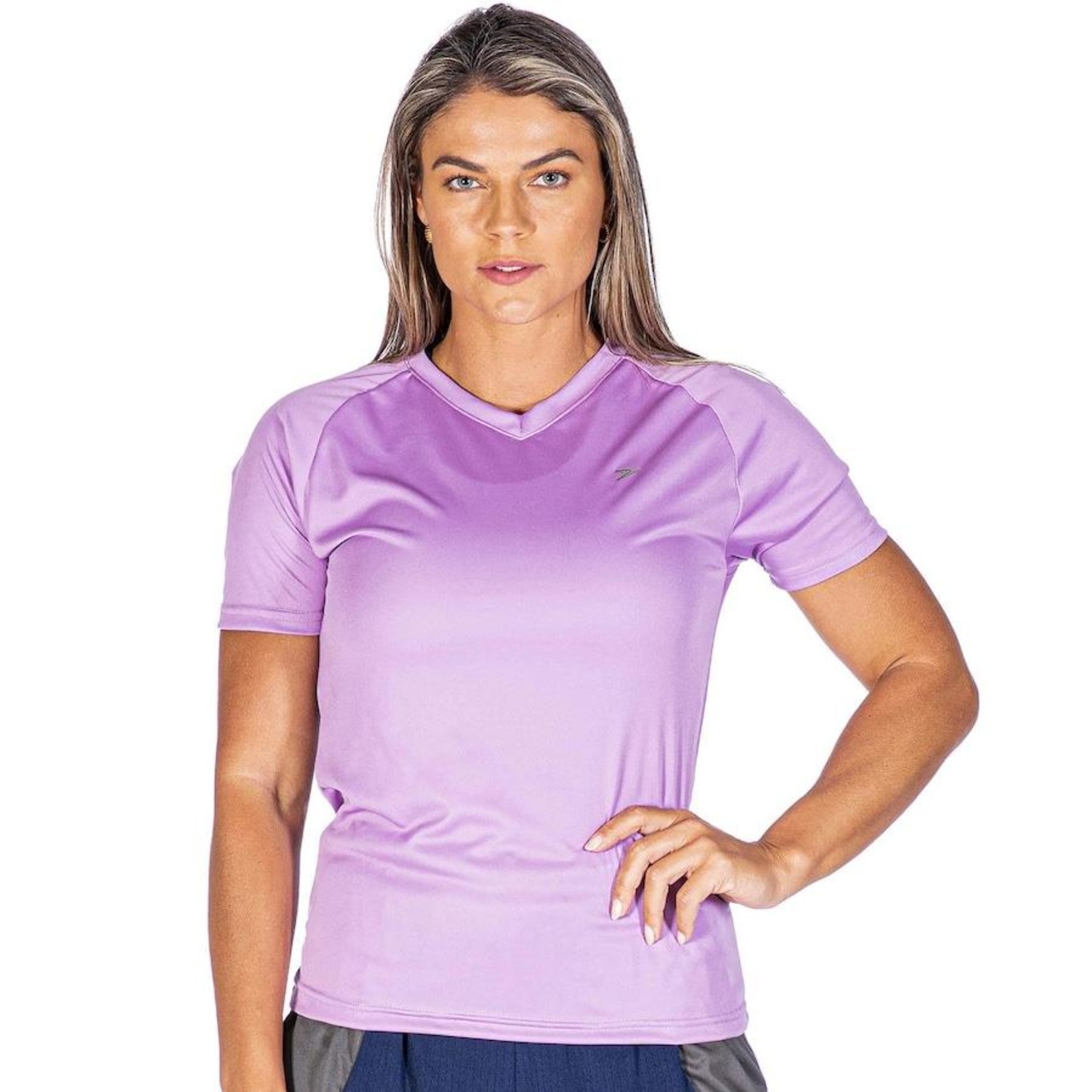 Camiseta Esportiva Basic Poker - Feminina - Foto 1