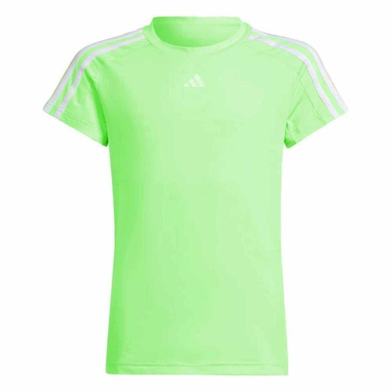 Camiseta adidas Essentials 3 Stripes Slim - Infantil - Foto 1