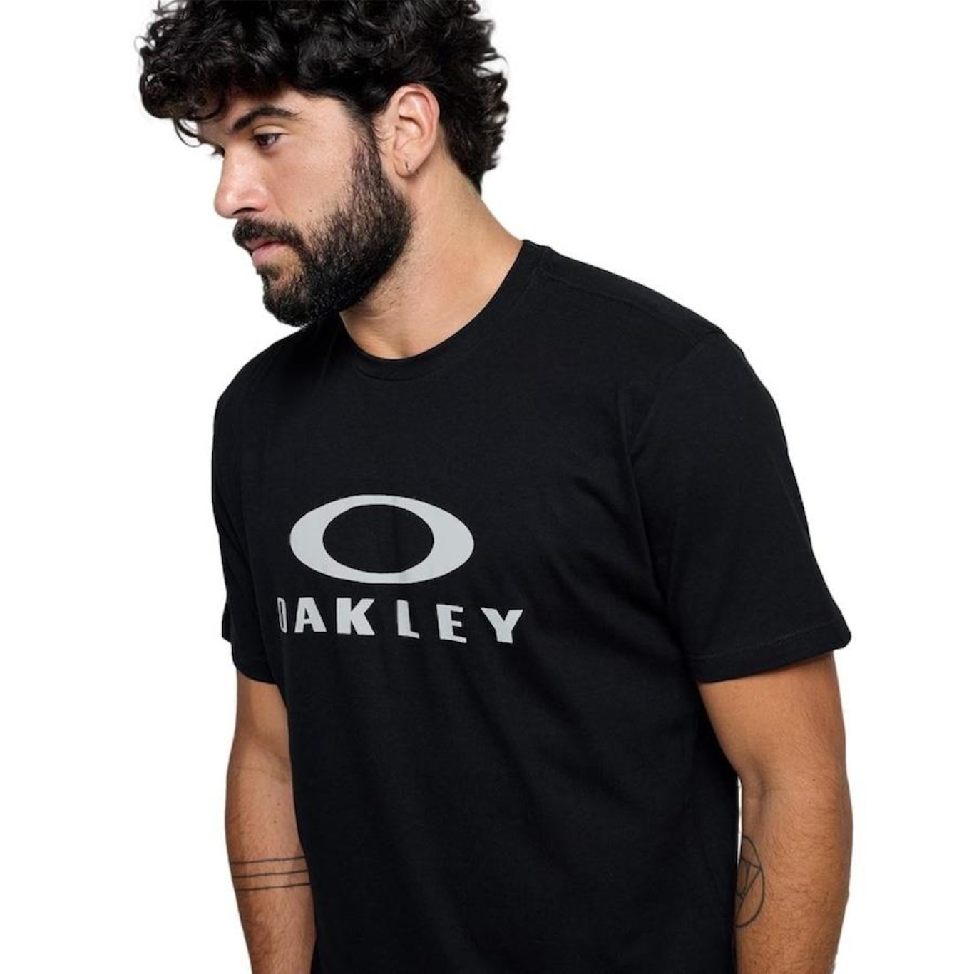 Camiseta Oakley O-Bark Ss Tee - Masculina - Foto 3