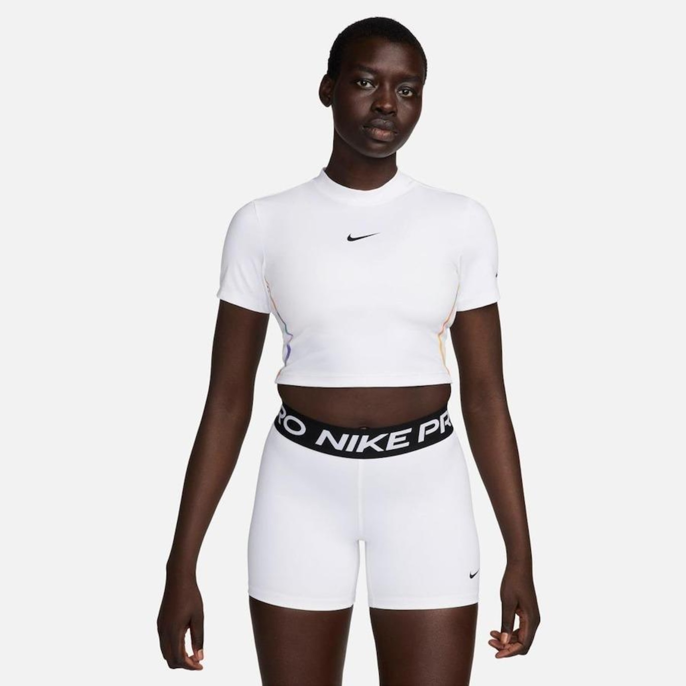 Camiseta Nike Pro Dri-Fit Cropped - Feminina - Foto 1