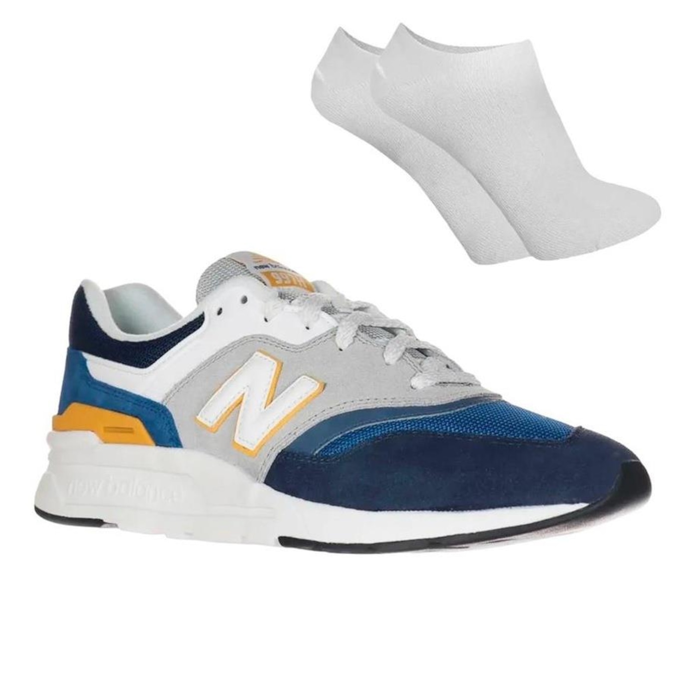 Kit Tênis New Balance 997H Masculino + Meia - Foto 1