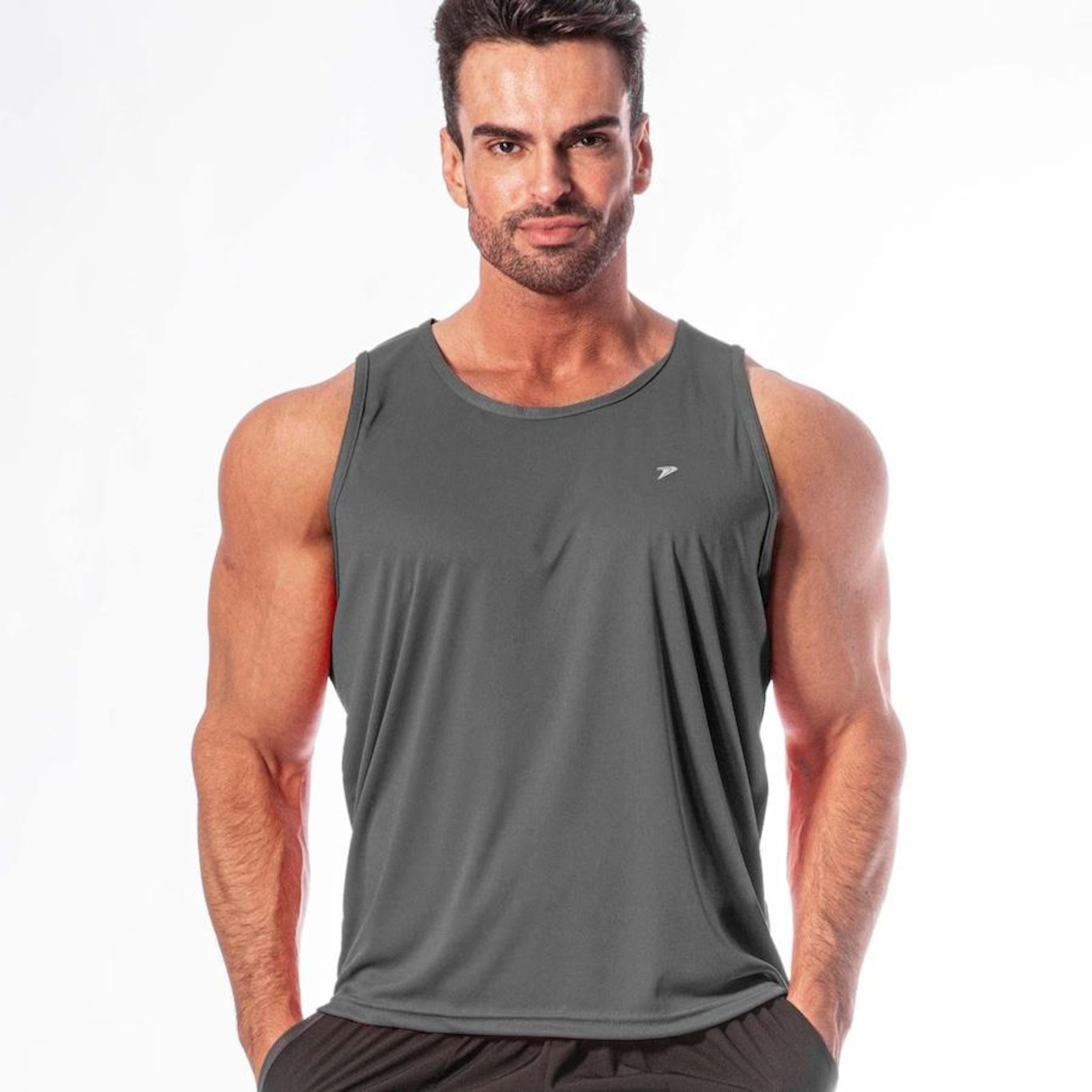 Camiseta Regata Basic Access Poker Masculino Adulto - Foto 1