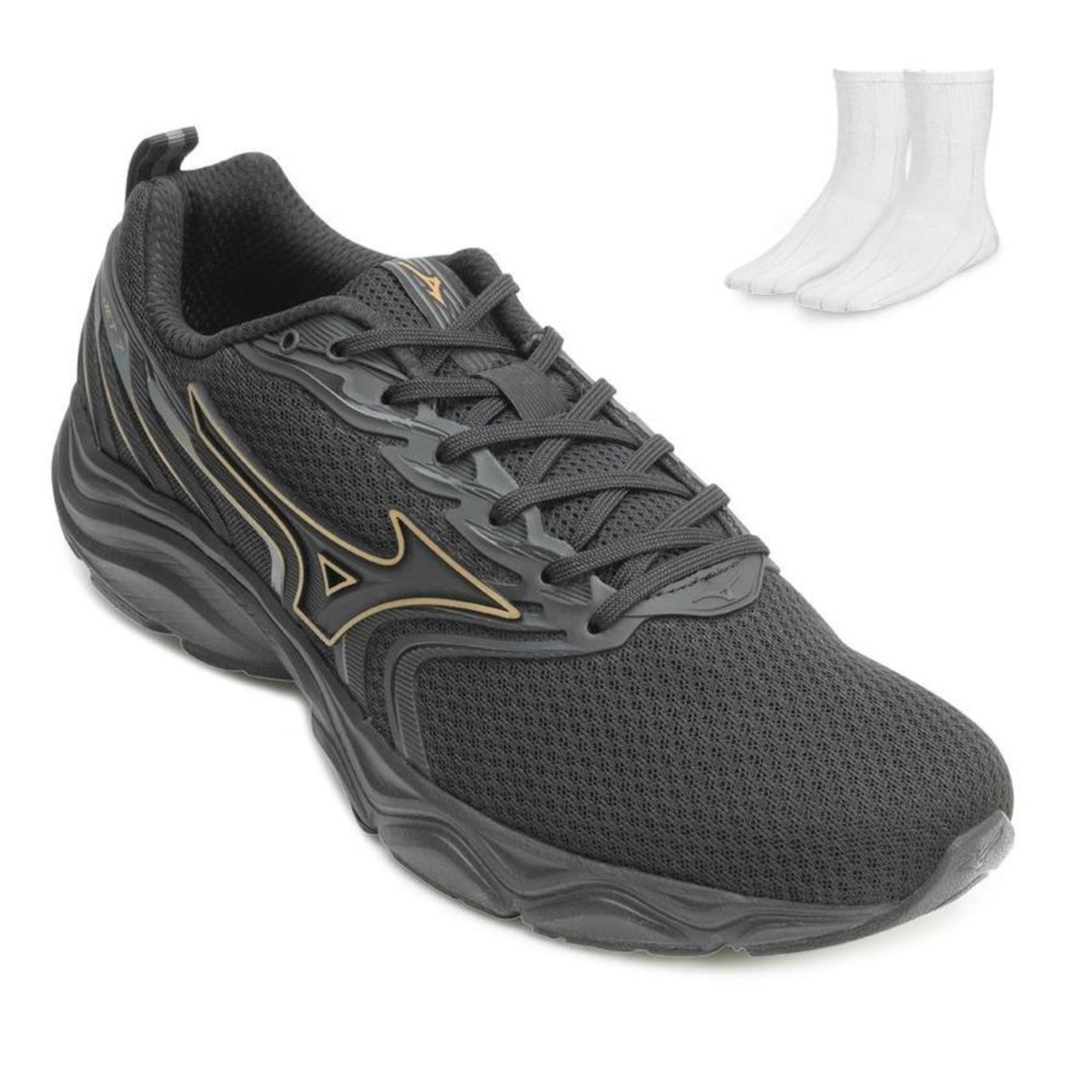 Tênis Mizuno Jet 7 e Meia Mz24 - Masculino - Foto 1