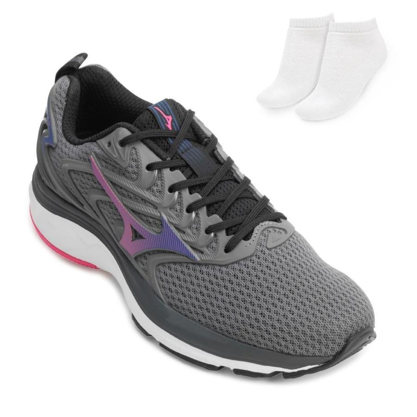 Tênis Mizuno Space 4 e Meia Mz24 - Feminino - Foto 1