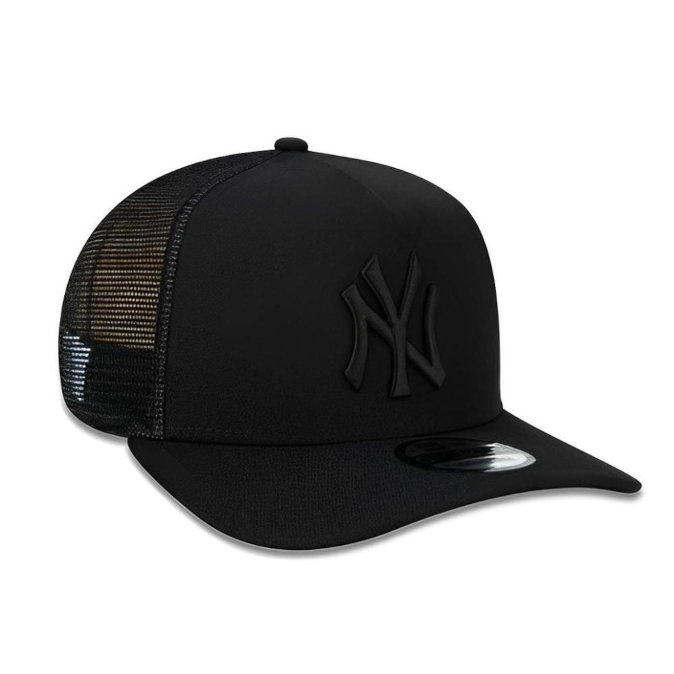 Boné Aba Curva New Era 9Forty A-Frame Trucker Mlb New York Yankees - Snapback - Adulto - Foto 3