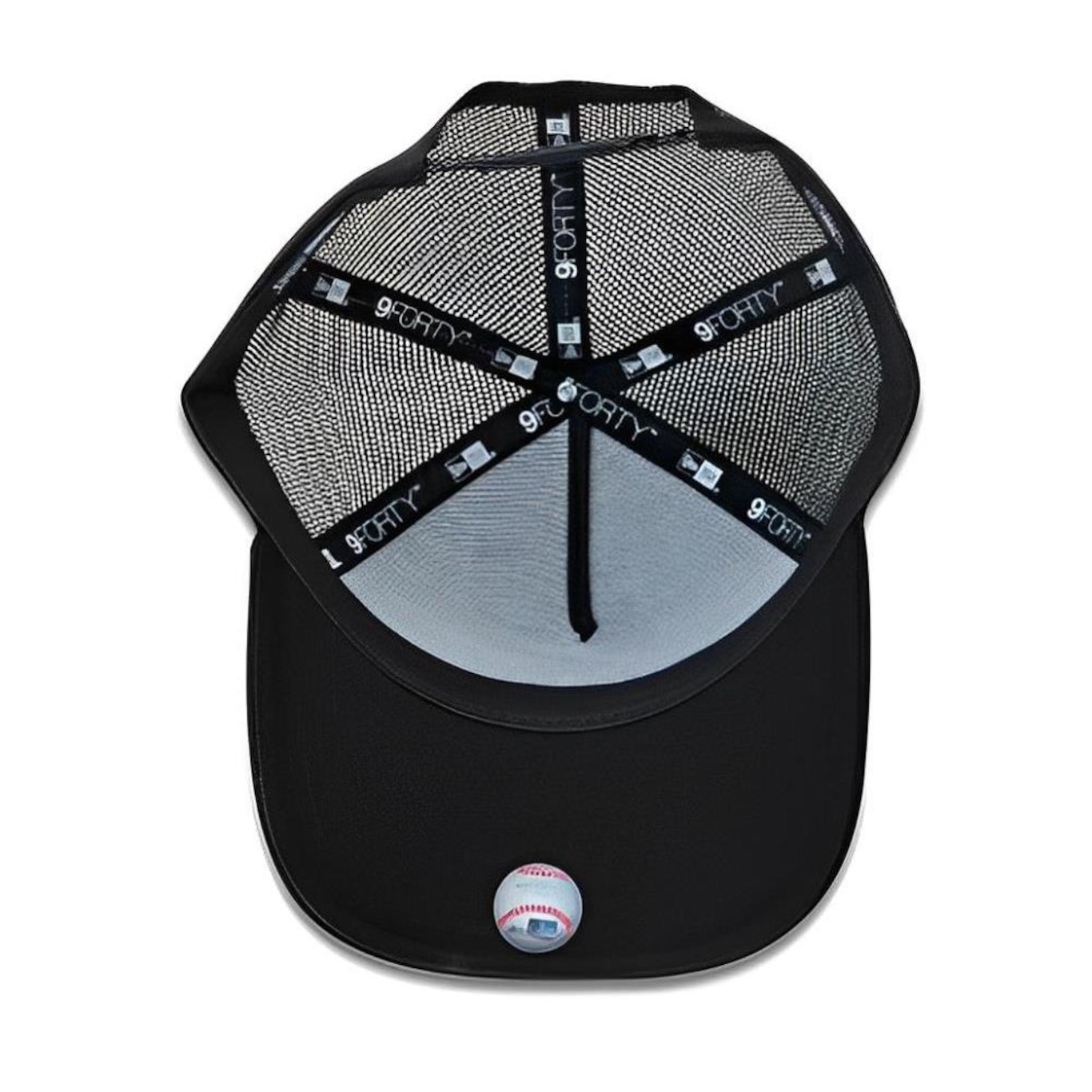 Boné Aba Curva New Era 9Forty A-Frame Trucker Mlb New York Yankees - Snapback - Adulto - Foto 5