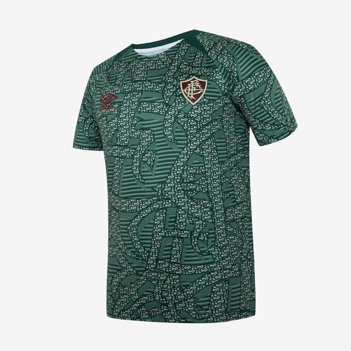 Camisa Fluminense Aquecimento 2024 Umbro - Masculina - Foto 2