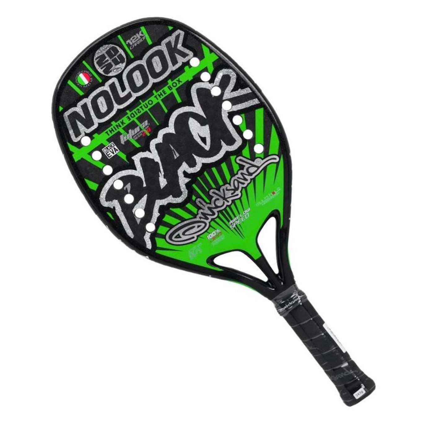 Raquete de Beach Tennis Quicksand Nolook Black 2024 - Foto 1