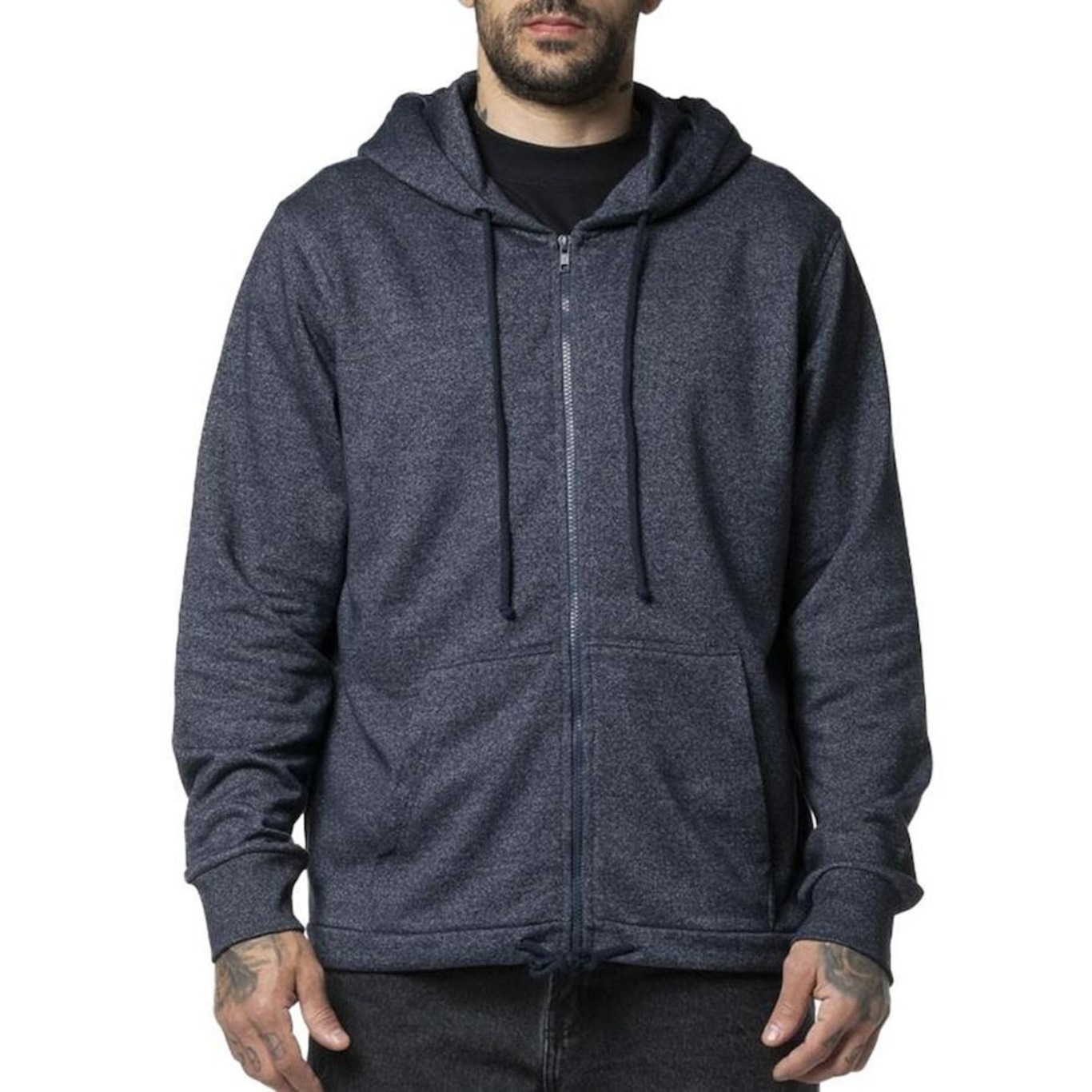 Jaqueta de Moletom RVCA Yokon 1/4 Zip - Masculina - Foto 1