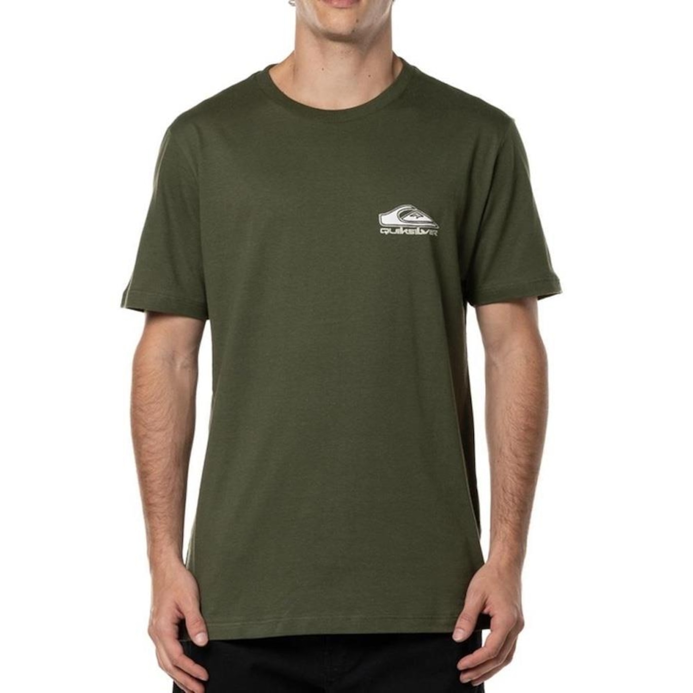 Camiseta Quiksilver Step Us - Masculina - Foto 1