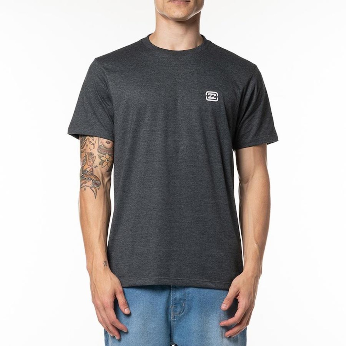 Camiseta Billabong Bracket Wave - Masculina - Foto 1