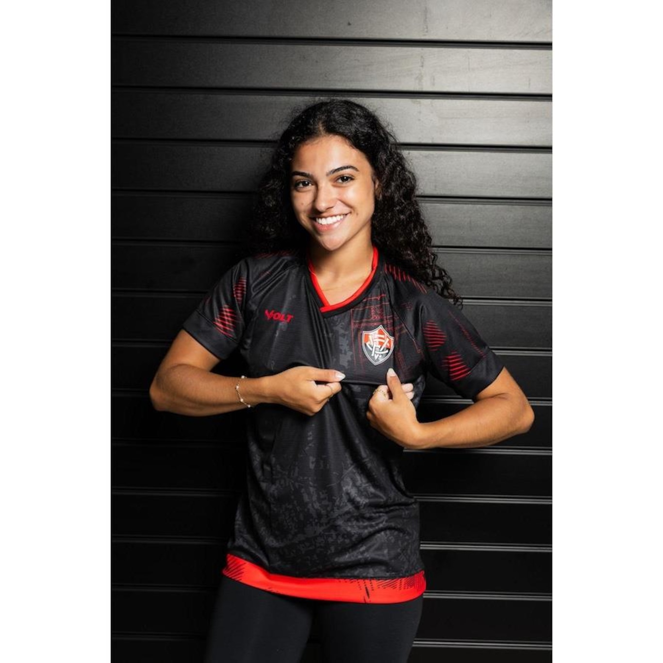 Camisa do Vitória Aquece 2024 Volt - Feminina - Foto 1