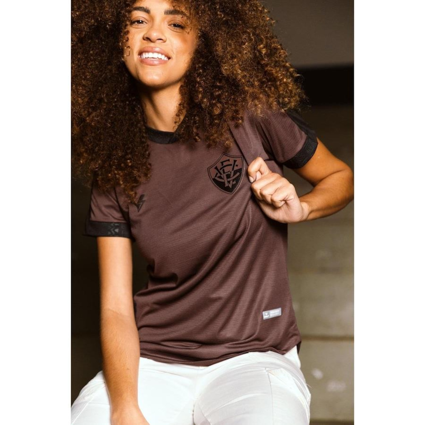 Camisa do Vitória Consciência Negra Volt - Feminina - Foto 4