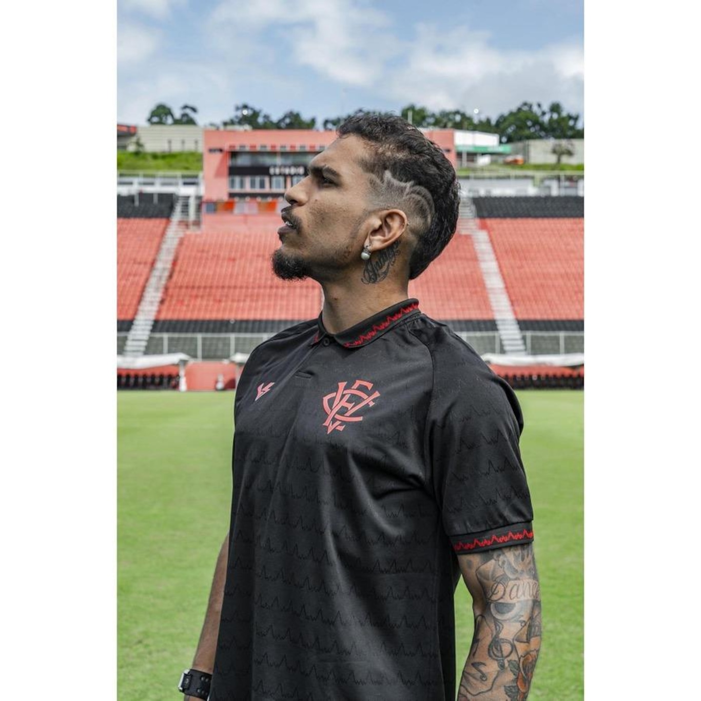 Camisa do Vitória Jogo 3 2023 Volt - Masculina - Foto 6