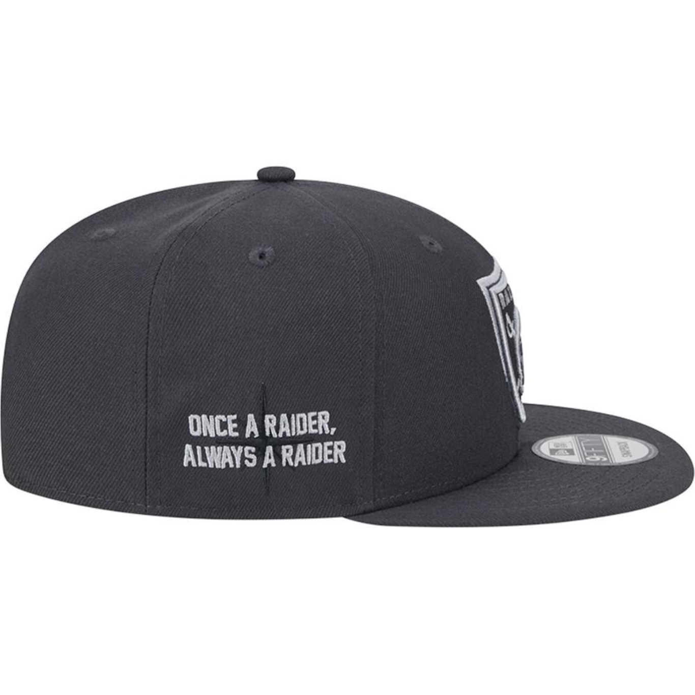 Boné Aba Reta New Era 9Fifty Las Vegas Raiders Draft 2024 - Snapback - Adulto - Foto 6