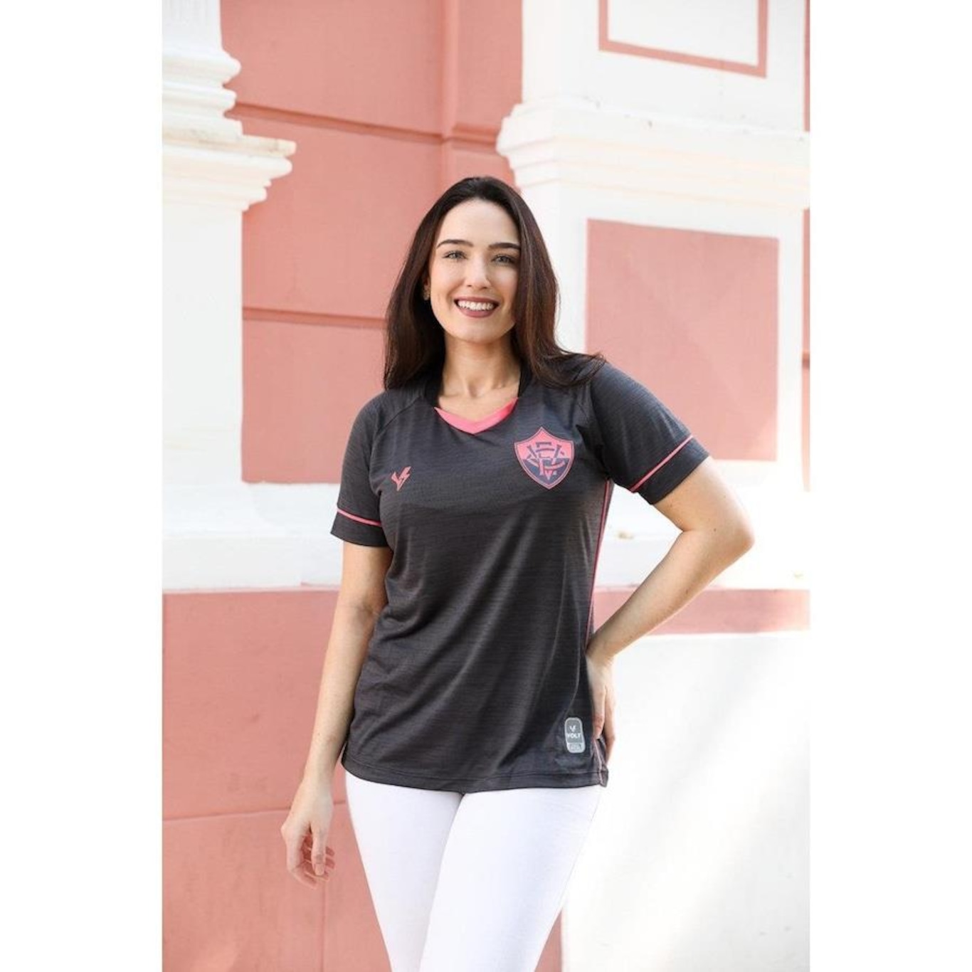 Camisa do Vitória Outubro Rosa Volt - Feminina - Foto 3