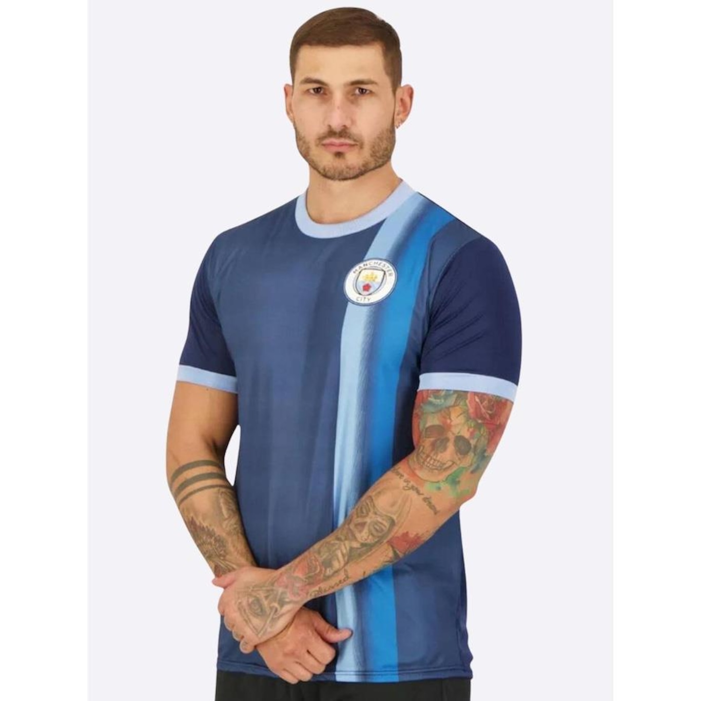 Camiseta Manchester City Kick SPR Sports - Masculina - Foto 2