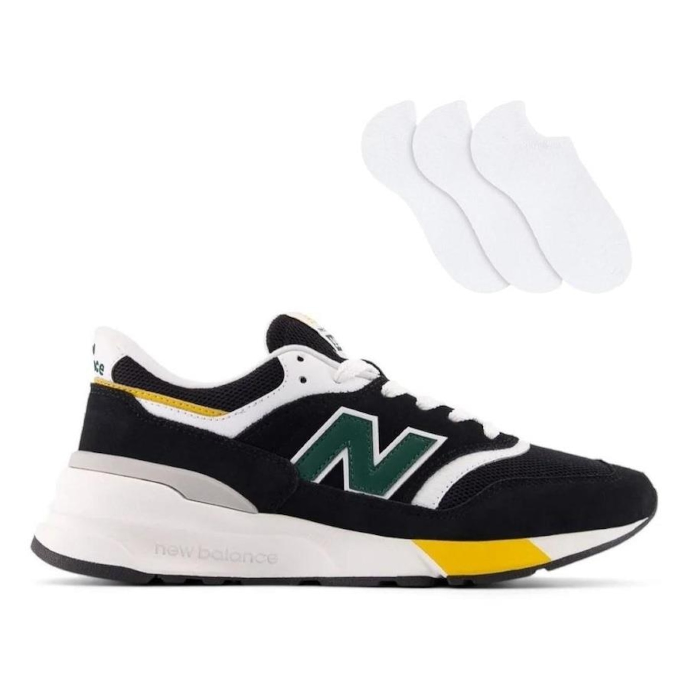 Kit Tênis New Balance 997R + 3 Pares de Meias - Masculino - Foto 1