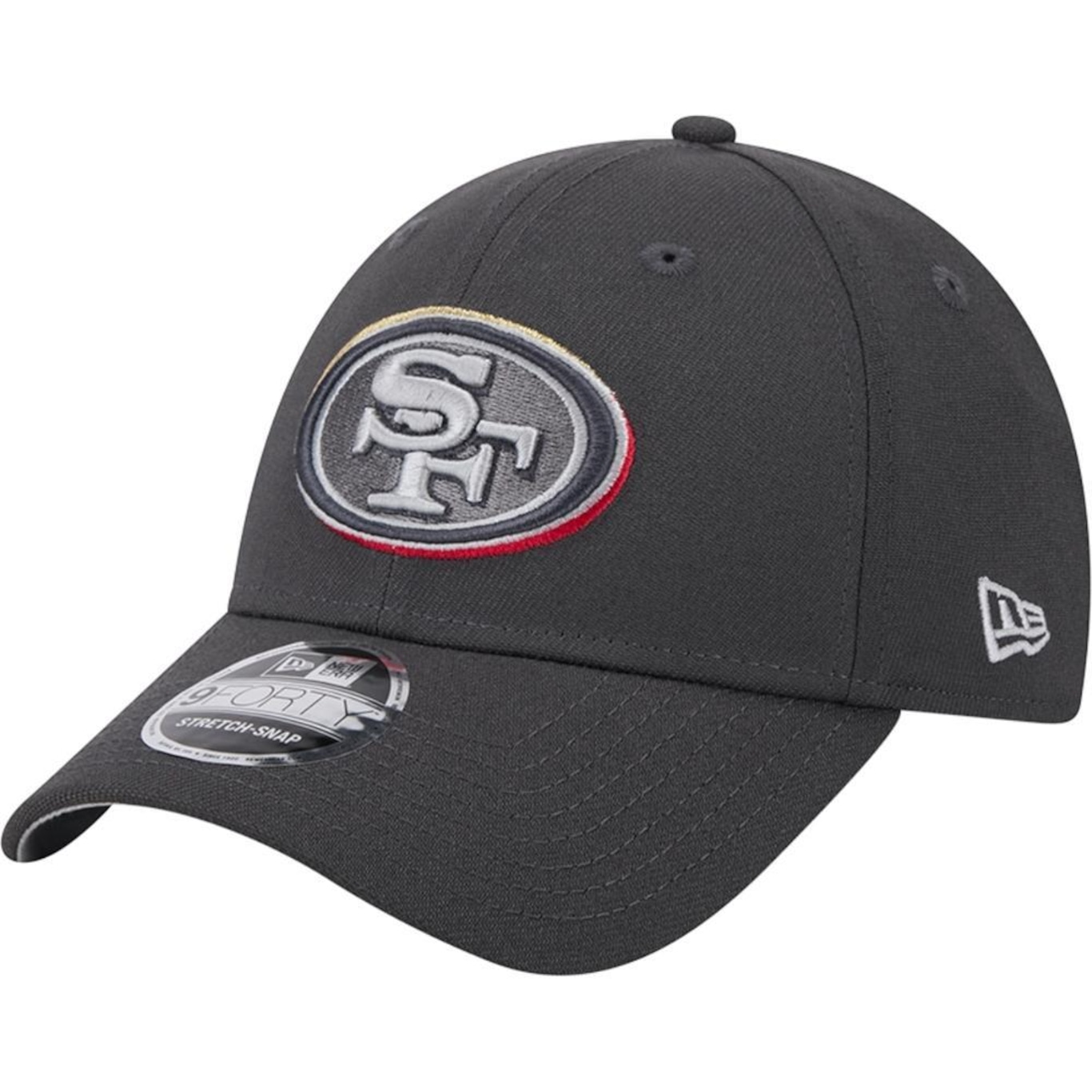 Boné Aba Curva New Era 9Forty Stretch Snap San Franscisco 49Ers Draft 2024 - Snapback - Adulto - Foto 1