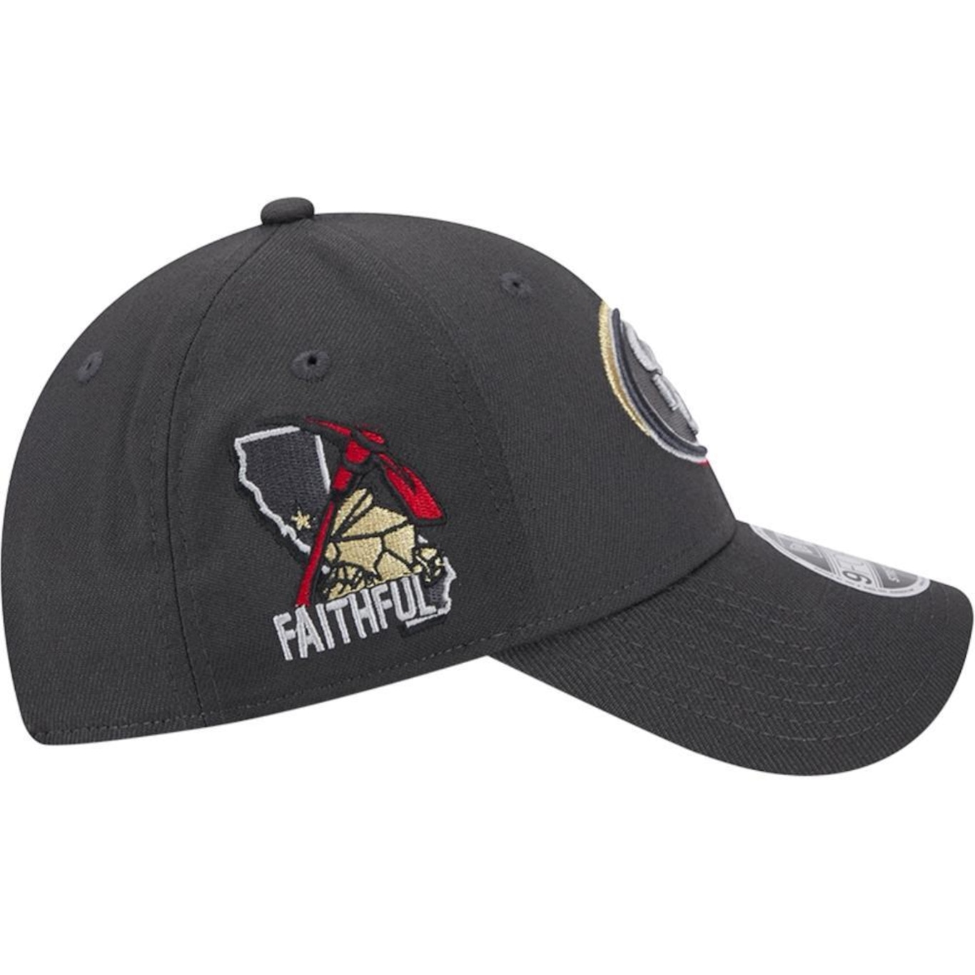 Boné Aba Curva New Era 9Forty Stretch Snap San Franscisco 49Ers Draft 2024 - Snapback - Adulto - Foto 5