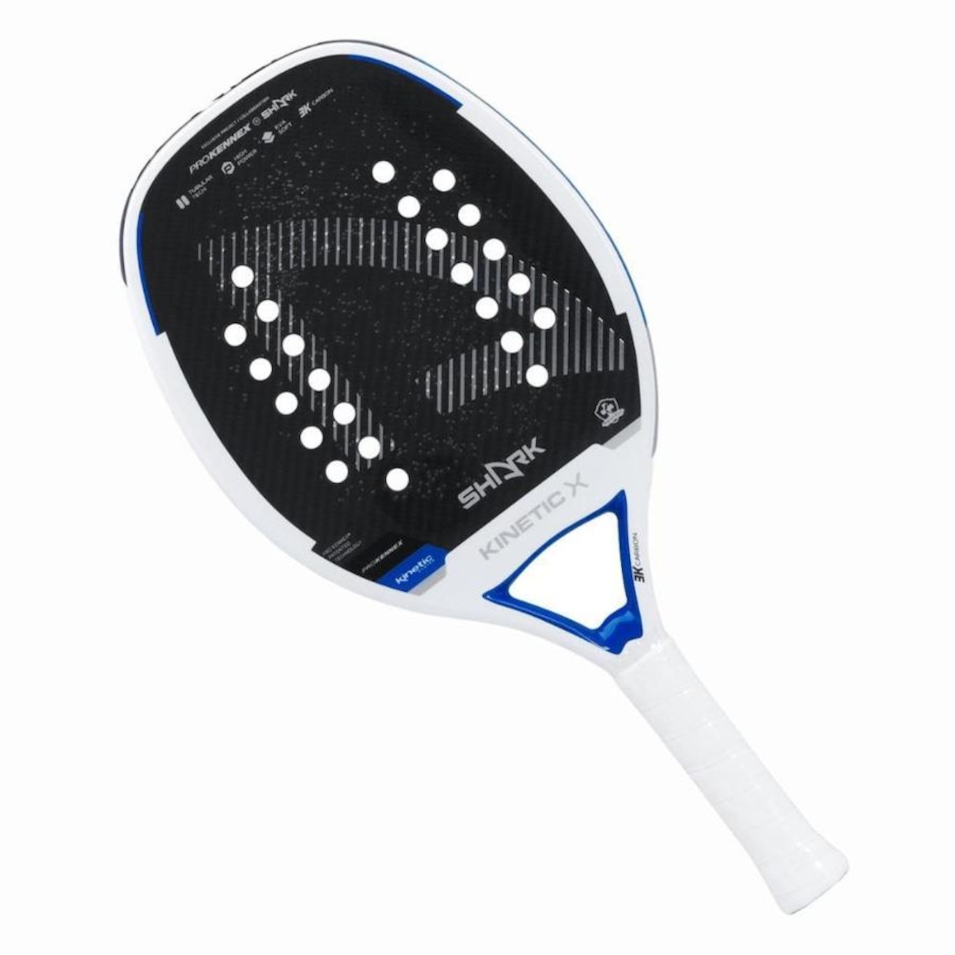 Raquete de Beach Tennis Shark Kinetic X Blue - Foto 1