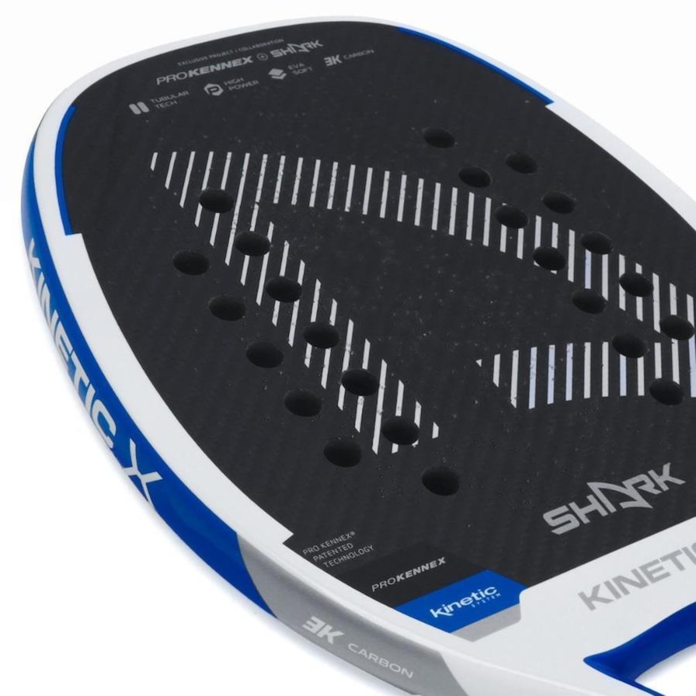 Raquete de Beach Tennis Shark Kinetic X Blue - Foto 2