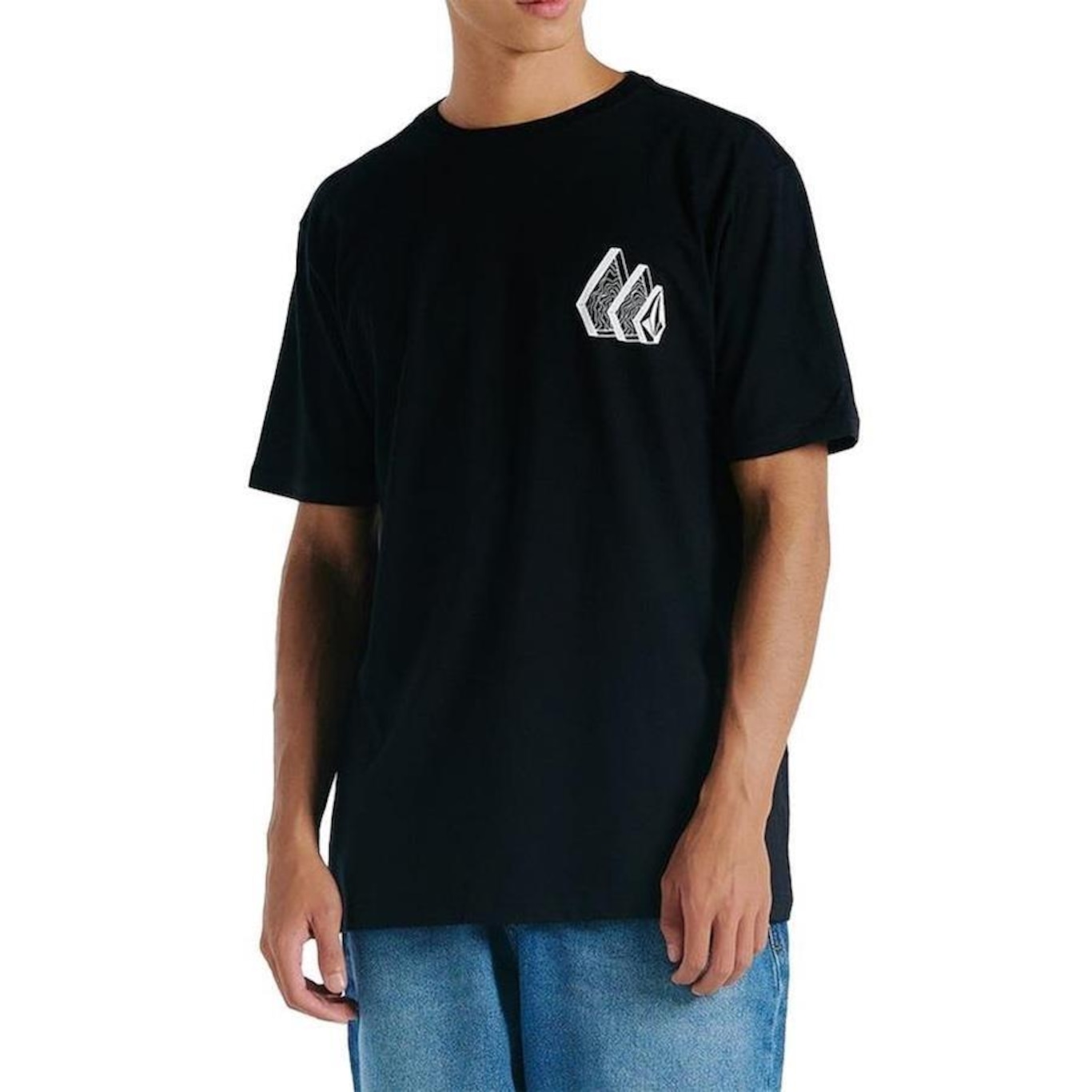 Camiseta Volcom Repeater - Masculina - Foto 1