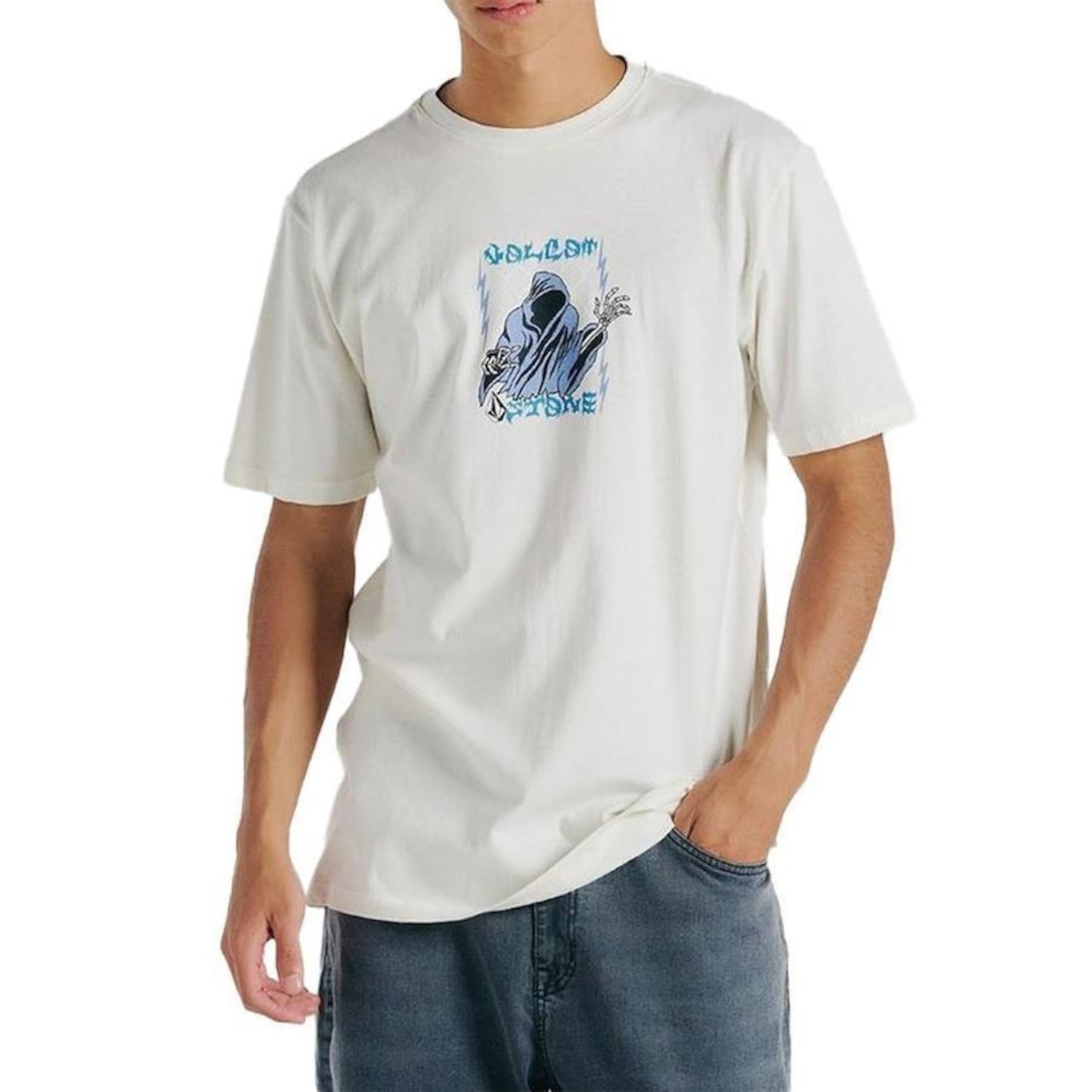 Camiseta Volcom Thundertaker - Masculina - Foto 1