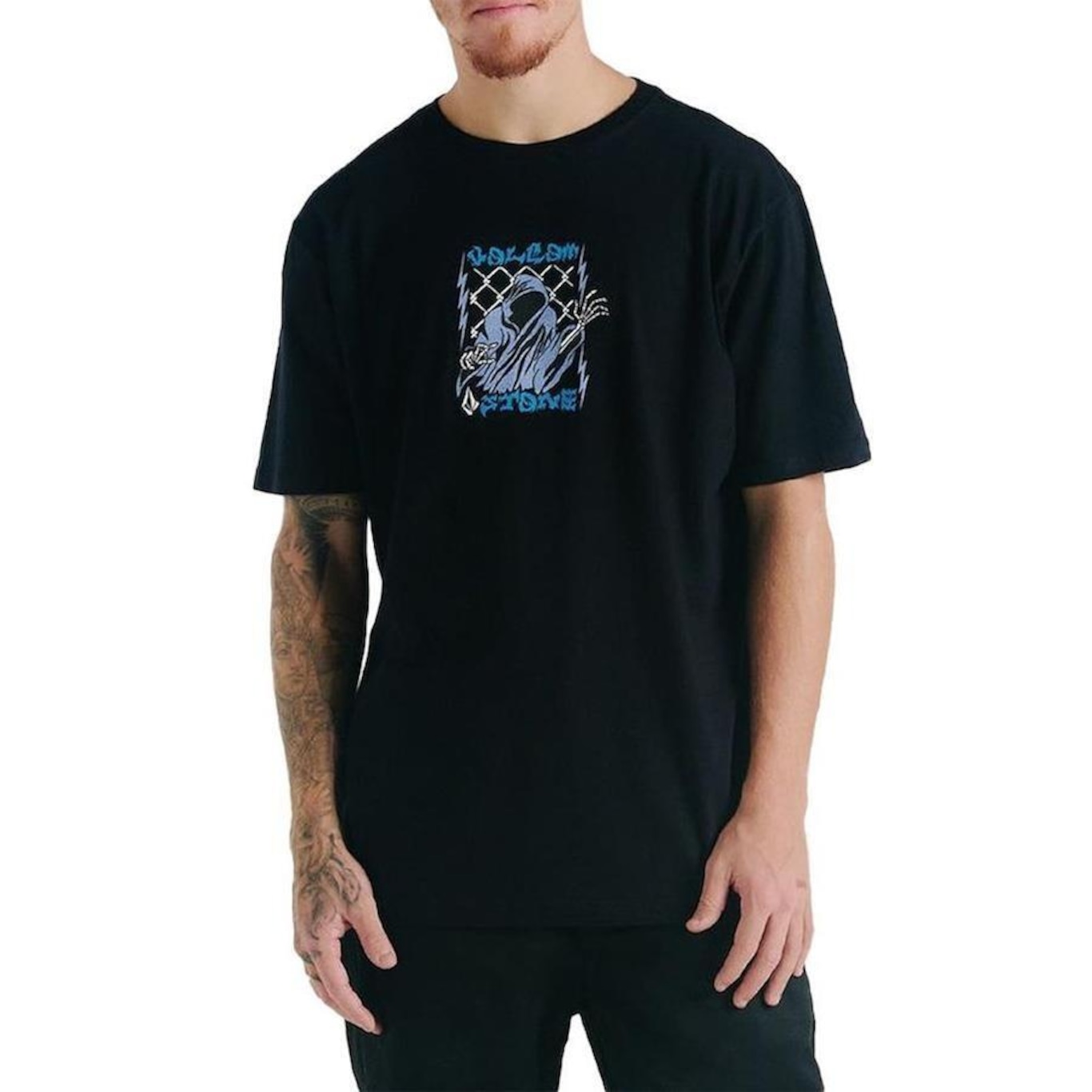 Camiseta Volcom Thundertaker - Masculina - Foto 1