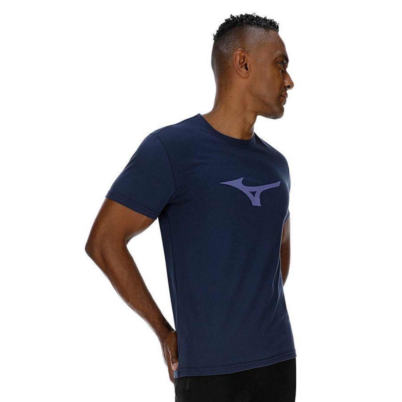 Camiseta Mizuno Basic Big Logo - Masculina - Foto 1