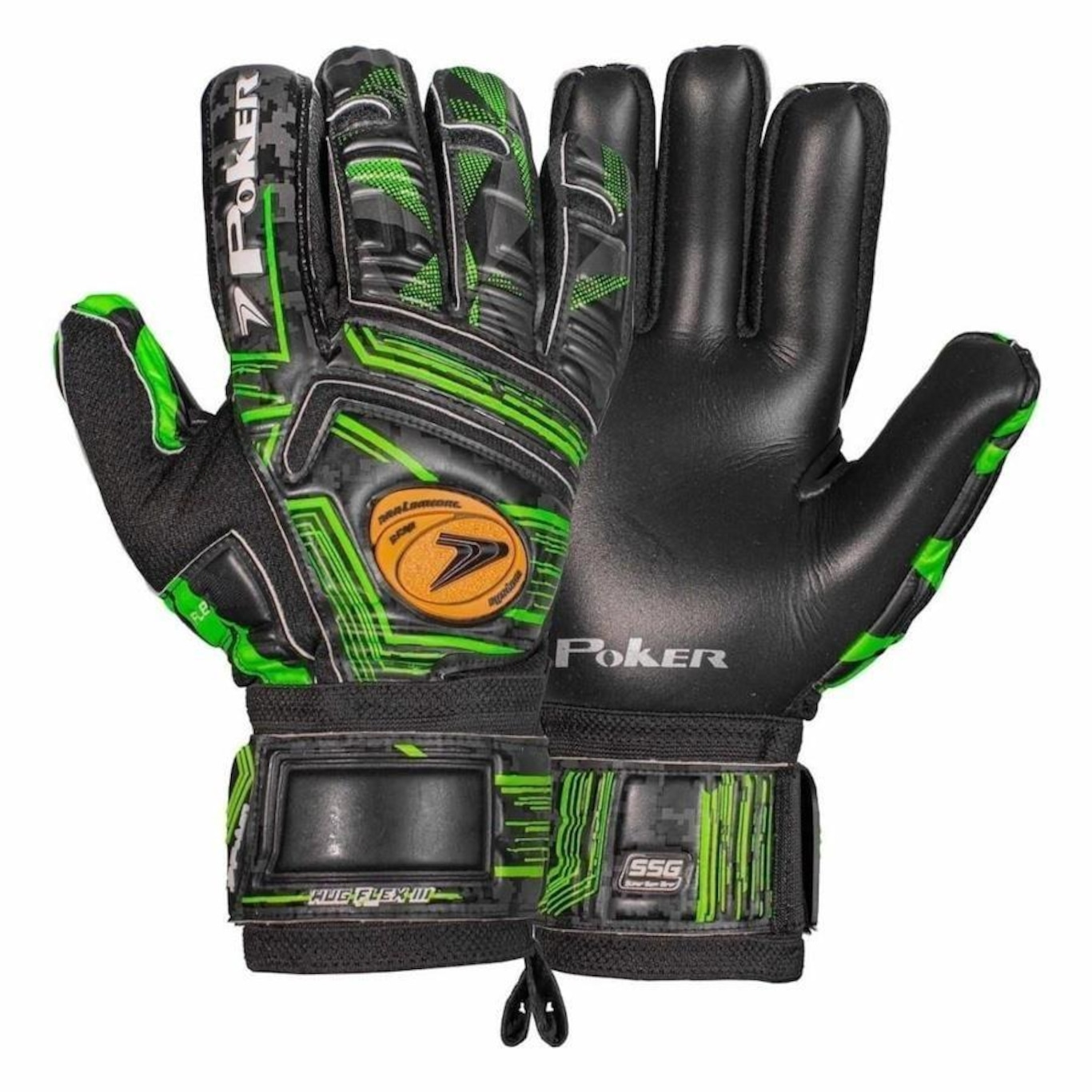 Luva de Goleiro Poker Futebol de Campo Profissional Hug Flex Iii - Adulto - Foto 2