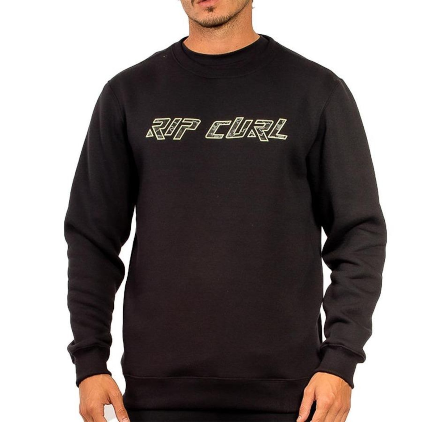 Blusão de Moletom Rip Curl GM 10 Crew - Masculino - Foto 1