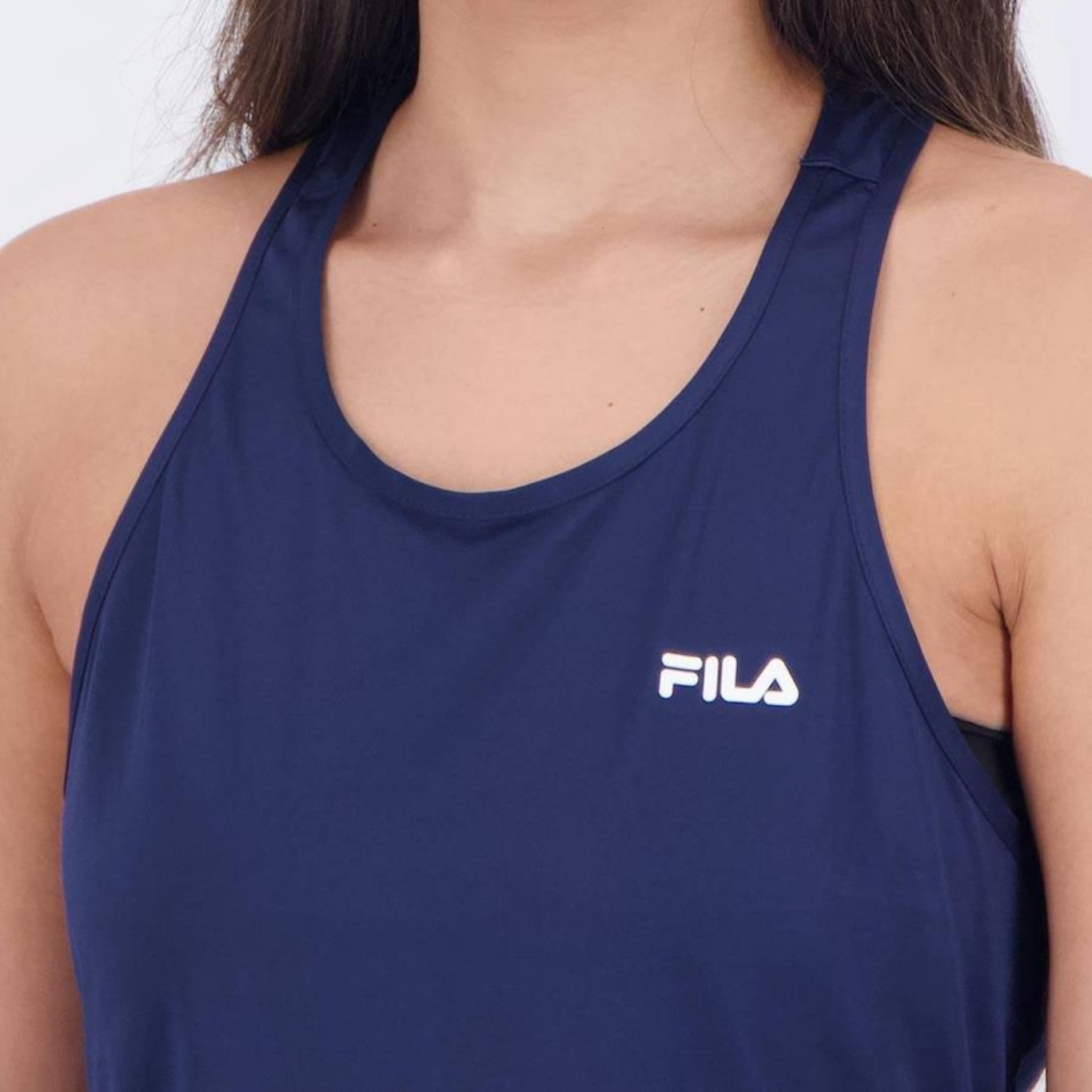 Camiseta Regata Fila Basic Sports Polygin - Feminina - Foto 5