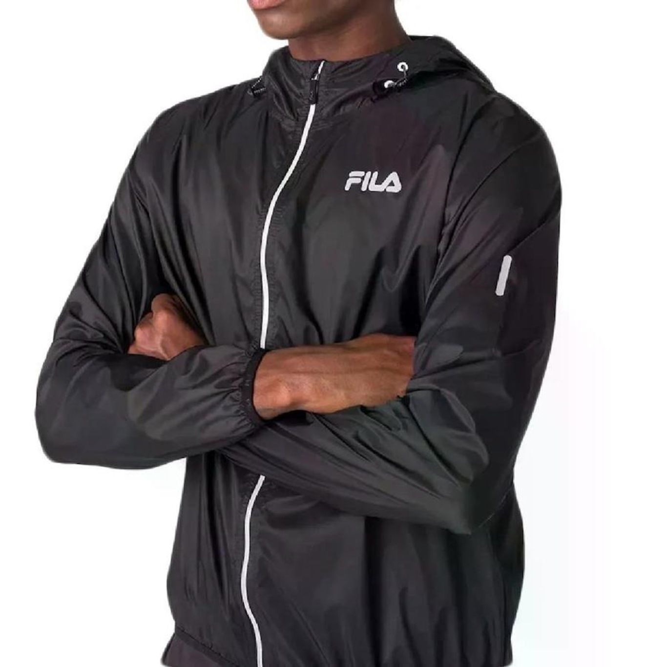 Jaqueta com Capuz Fila Racer Run - Masculina - Foto 1