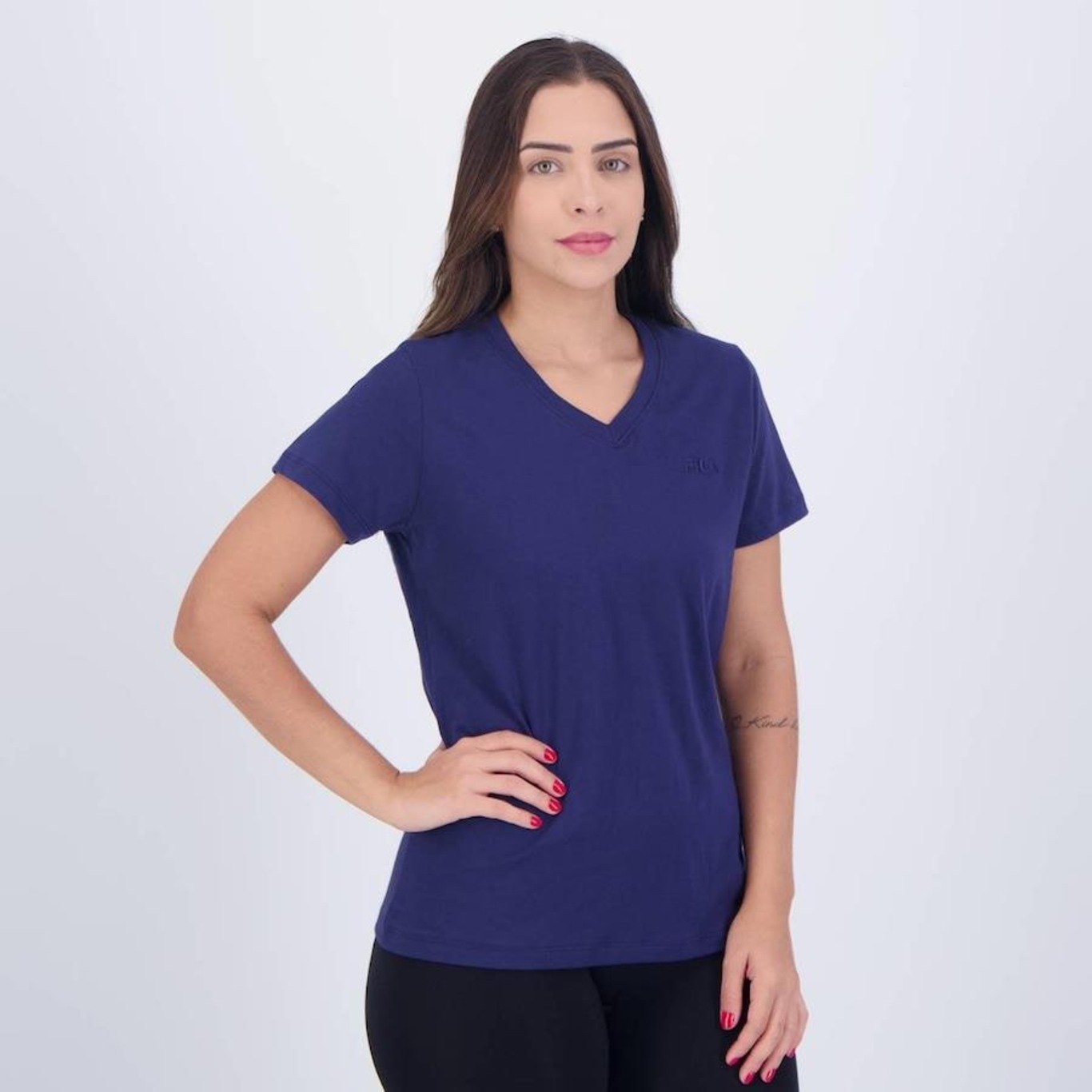 Camiseta Fila Basic - Feminina - Foto 2