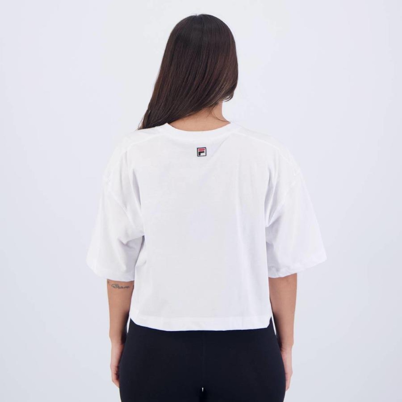 Blusa Cropped Fila Uc Biella Italia - Feminina - Foto 4