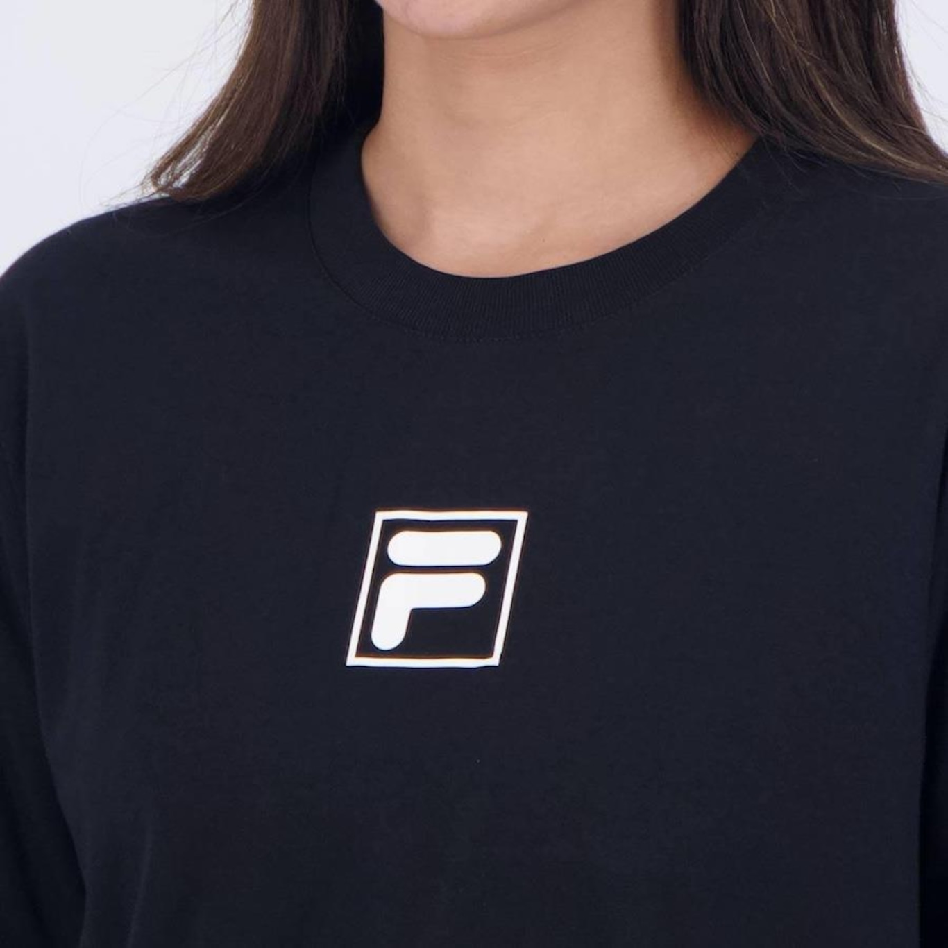 Camiseta Fila White F-Box - Feminina - Foto 5