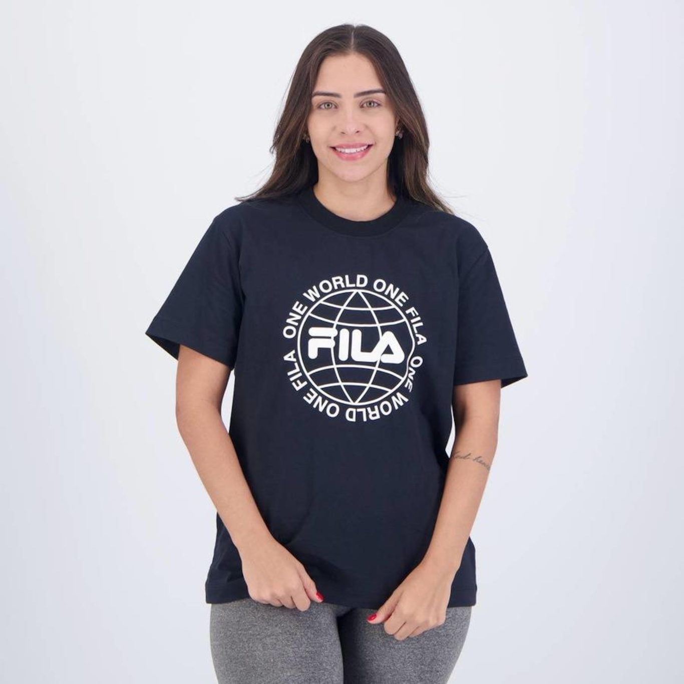 Camiseta Fila One World - Feminina - Foto 1