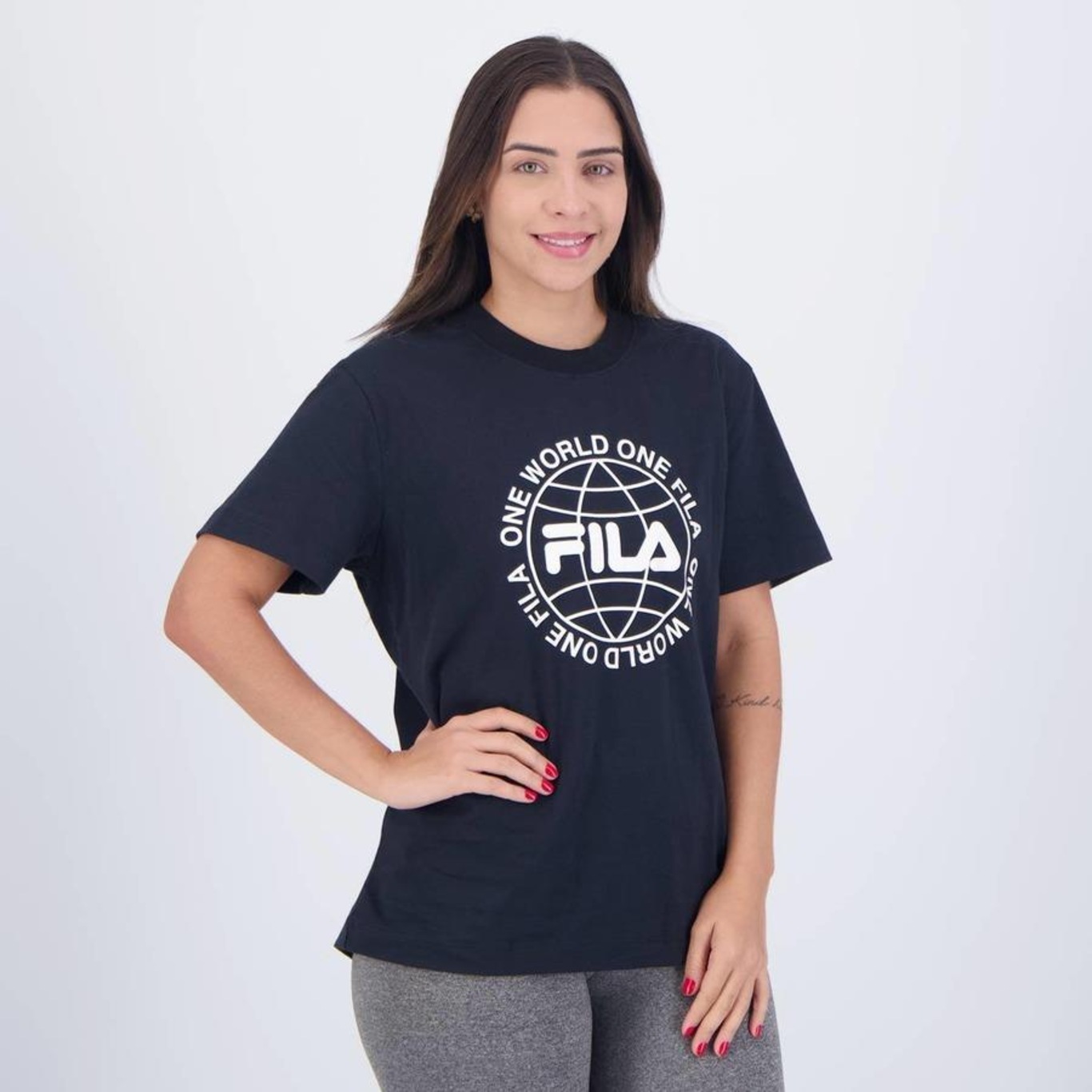 Camiseta Fila One World - Feminina - Foto 2