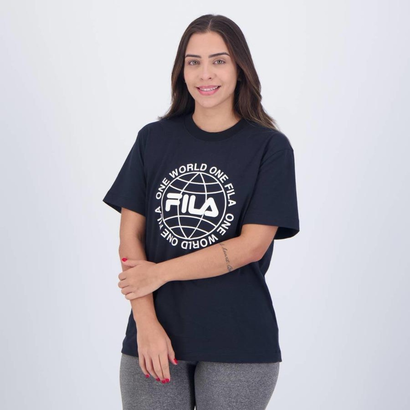 Camiseta Fila One World - Feminina - Foto 3