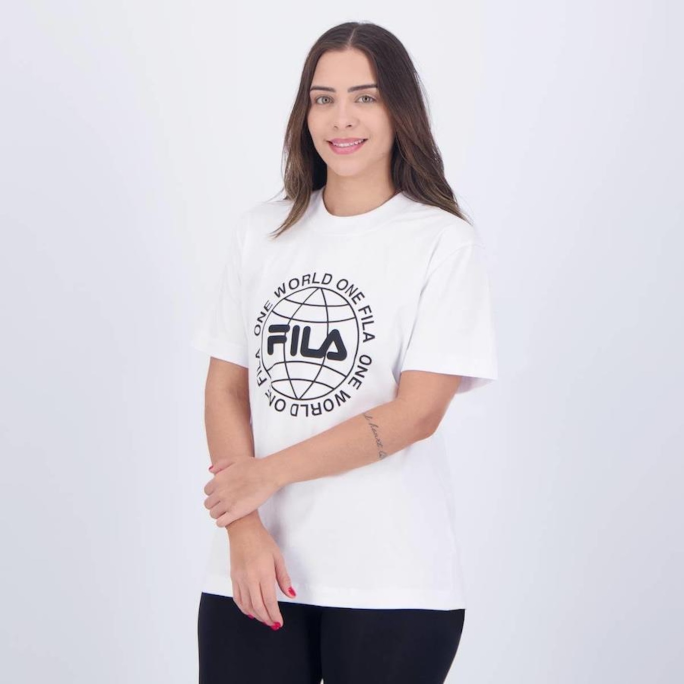 Camiseta Fila One World - Feminina - Foto 3