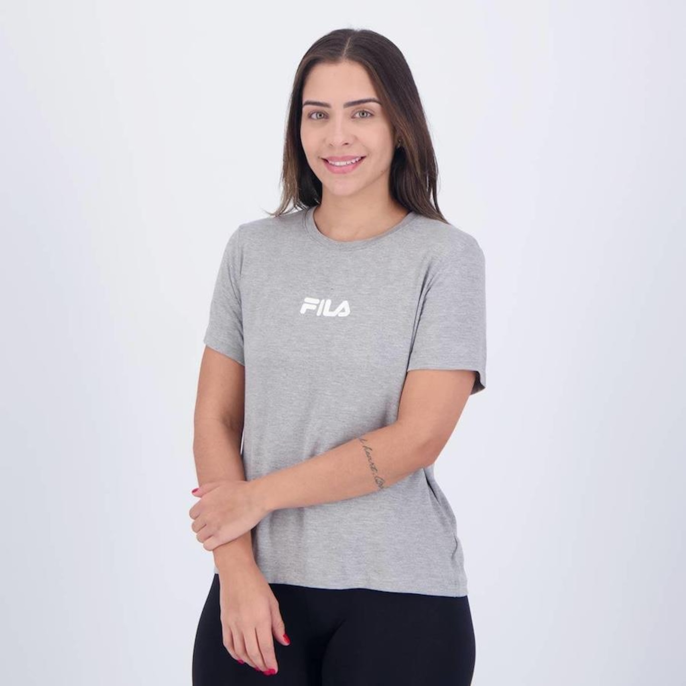 Camiseta Fila Letter Fit - Feminina - Foto 3