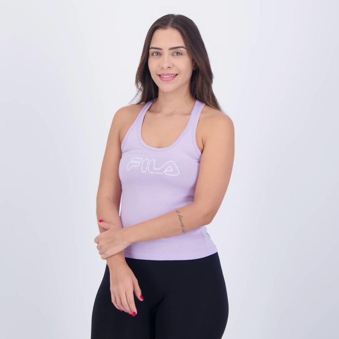 Camiseta Regata Fila Comfort Basic - Feminina - Foto 3