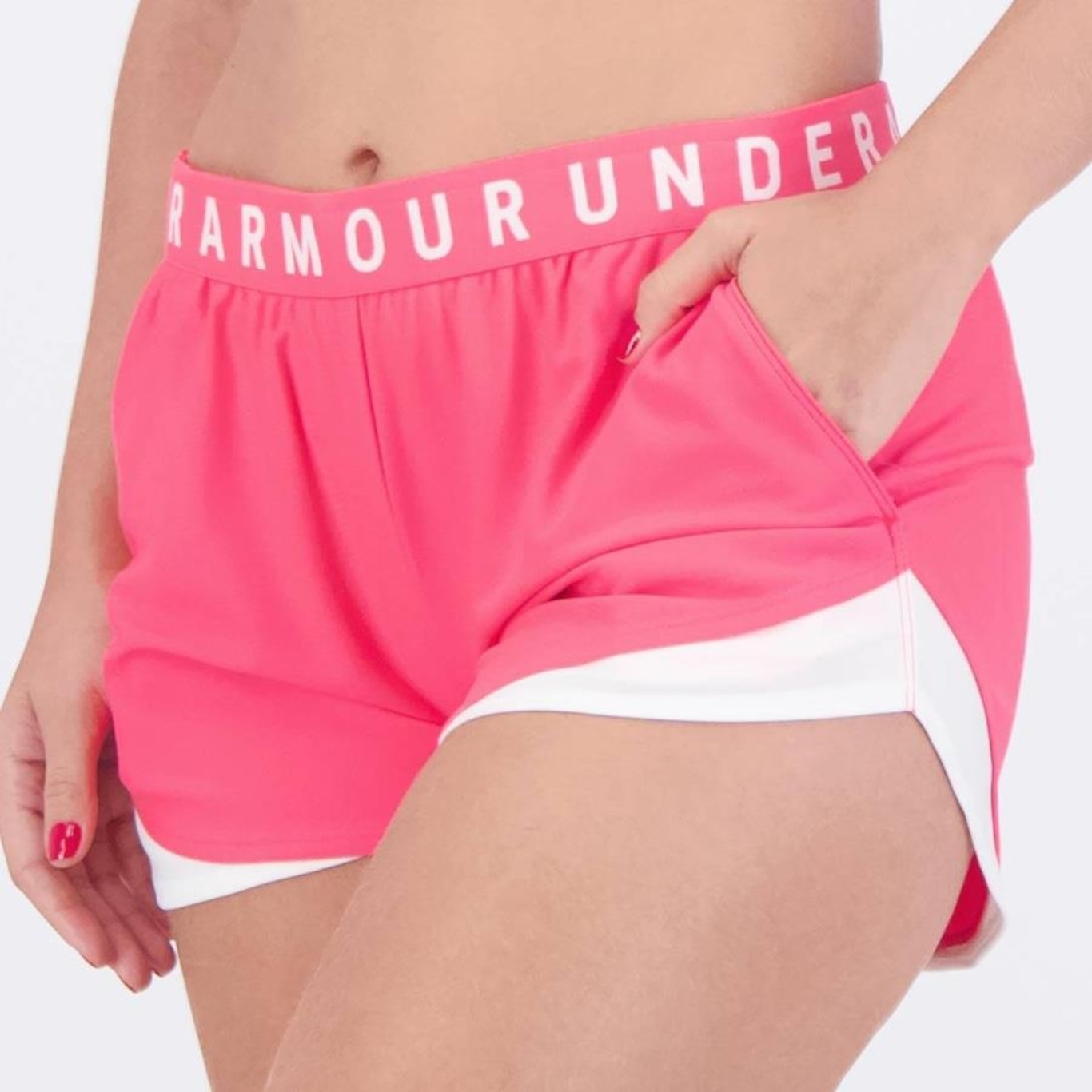 Shorts Under Armour Play Up 3.0 Feminino - Foto 1