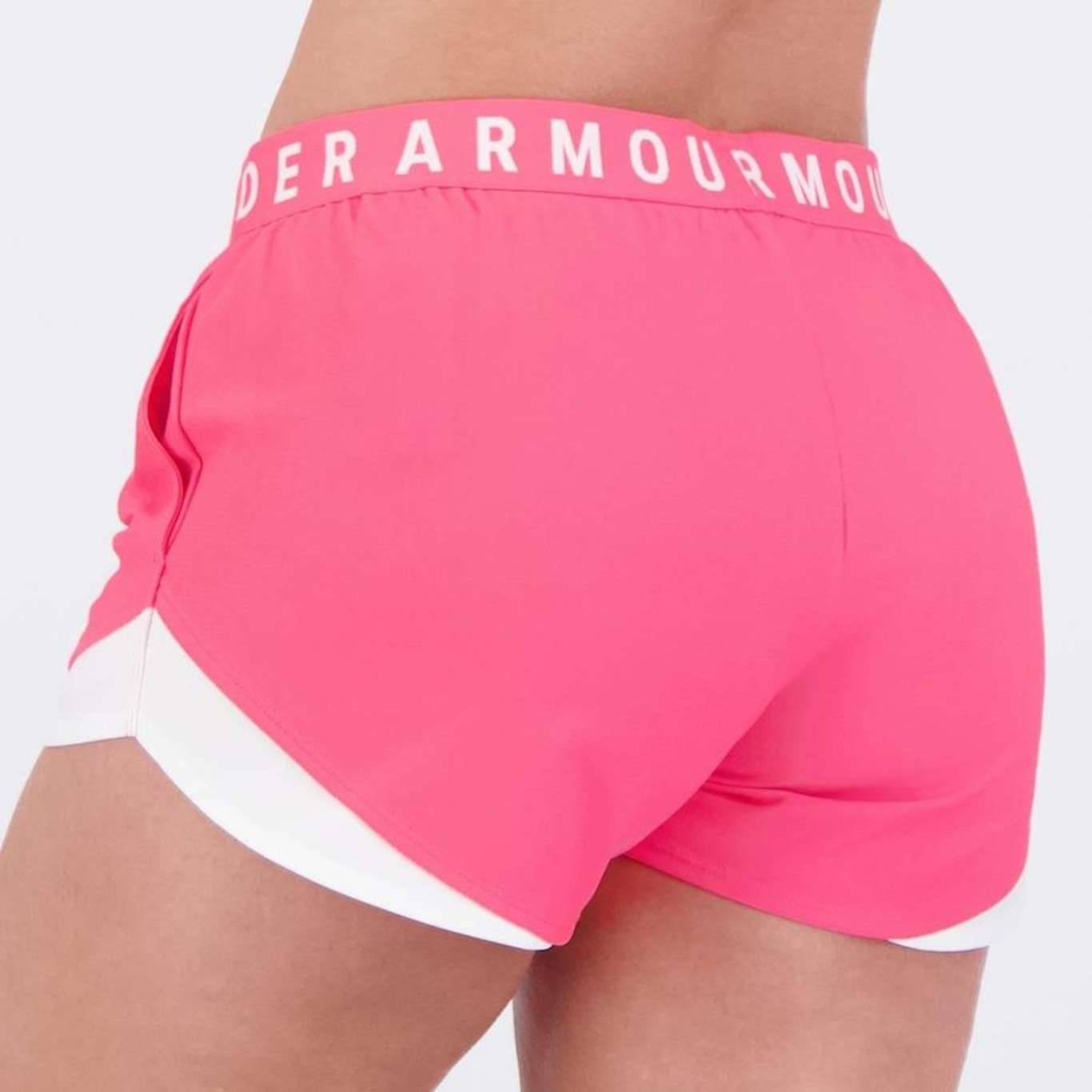 Shorts Under Armour Play Up 3.0 Feminino - Foto 3