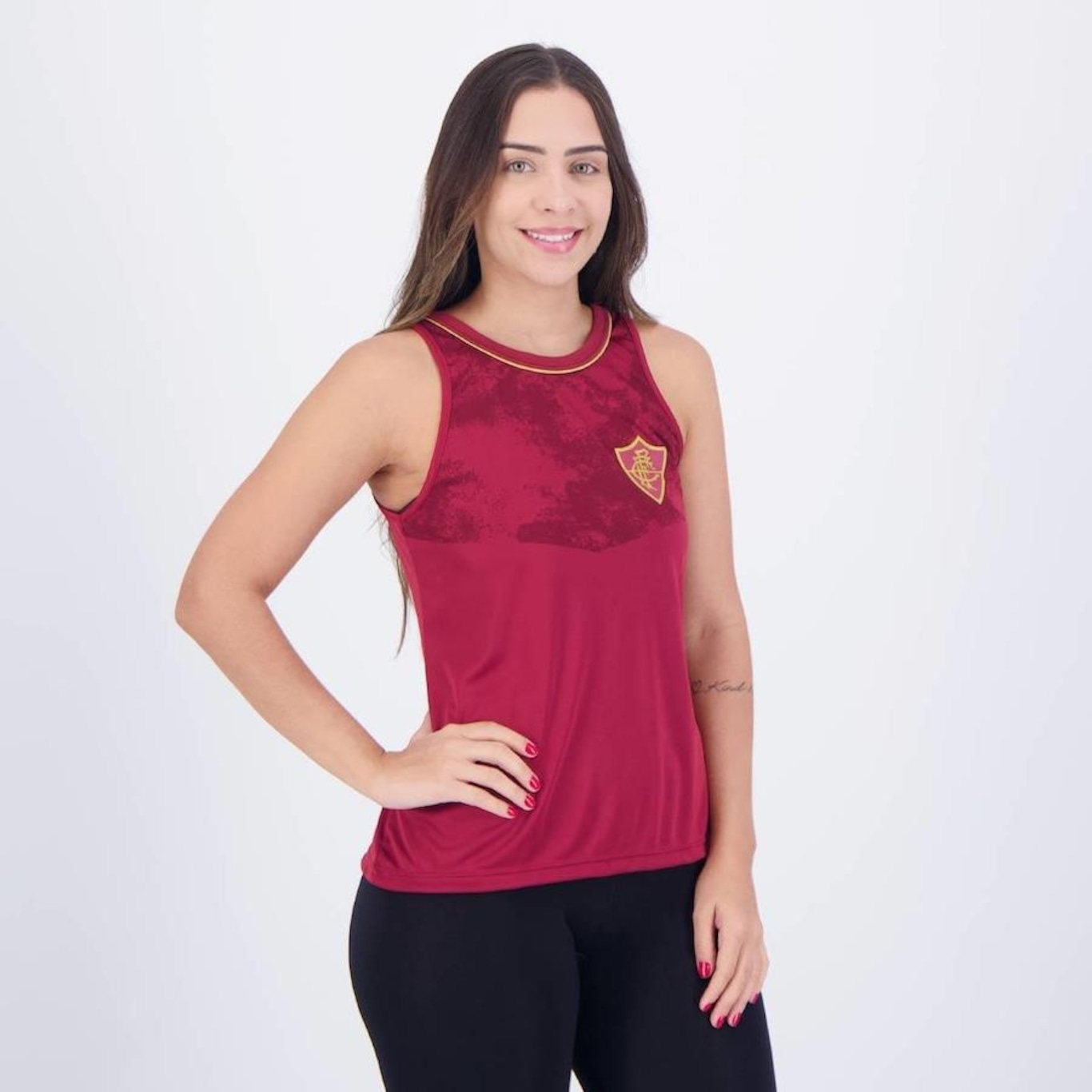 Camiseta Regata Fluminense Stars Braziline - Feminina - Foto 1