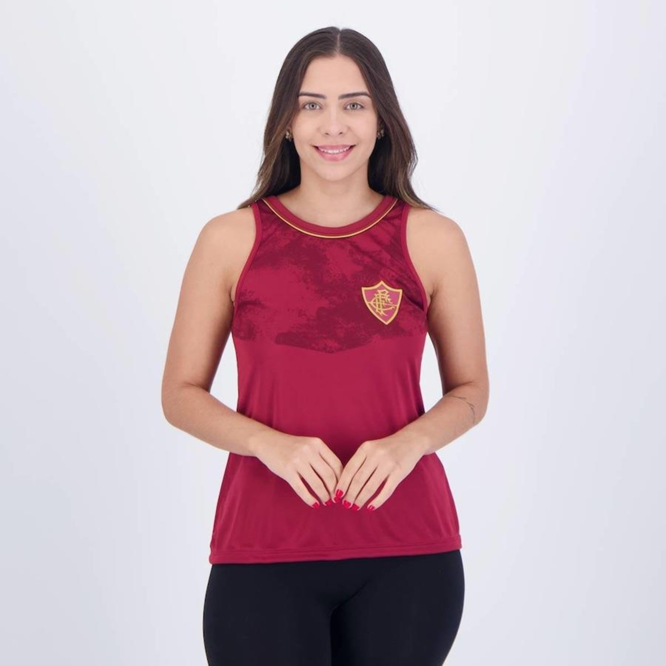 Camiseta Regata Fluminense Stars Braziline - Feminina - Foto 4